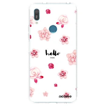 Picasee silikonový průhledný obal pro Huawei Y6 2019 - Hello there