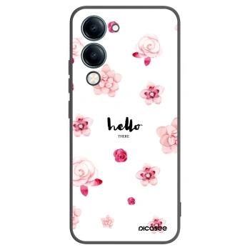 Picasee silikonový černý obal pro Vivo Y29s 5G - Hello there
