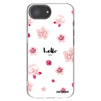 Picasee silikonový průhledný obal pro Apple iPhone 17e - Hello there