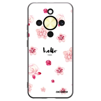 Picasee silikonový černý obal pro Honor Magic8 Lite 5G - Hello there
