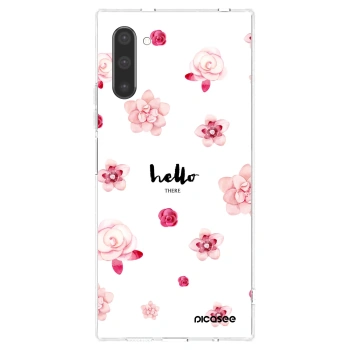 Picasee silikonový průhledný obal pro Samsung Galaxy Note 10 N970F - Hello there