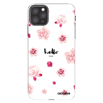 Picasee silikonový průhledný obal pro Apple iPhone 11 Pro Max - Hello there