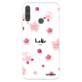 Picasee silikonový průhledný obal pro Huawei P40 Lite E - Hello there