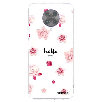 Picasee silikonový průhledný obal pro Xiaomi Poco F2 Pro - Hello there