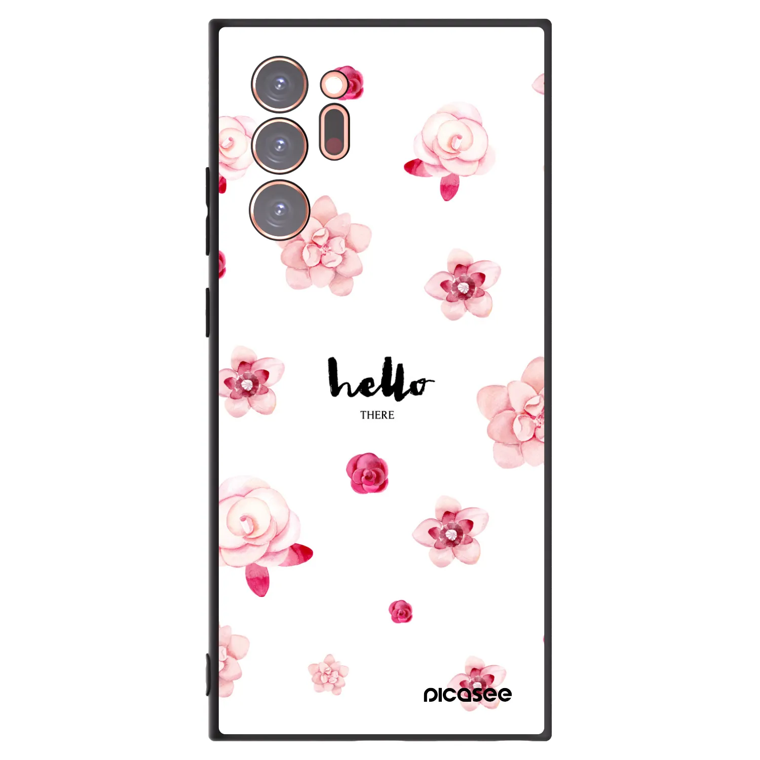 Picasee silikonový černý obal pro Samsung Galaxy Note 20 Ultra - Hello there