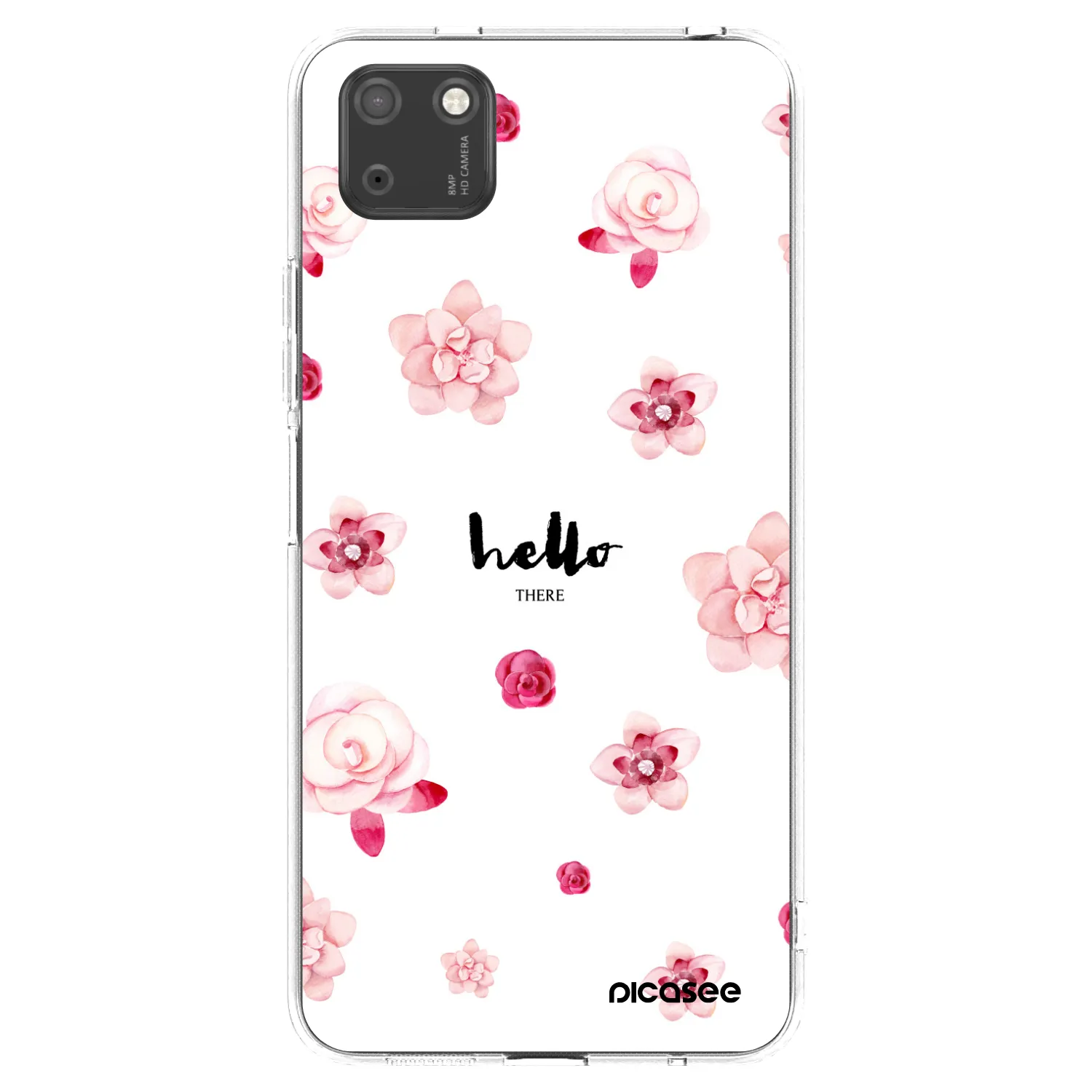 Picasee silikonový průhledný obal pro Huawei Y5P - Hello there
