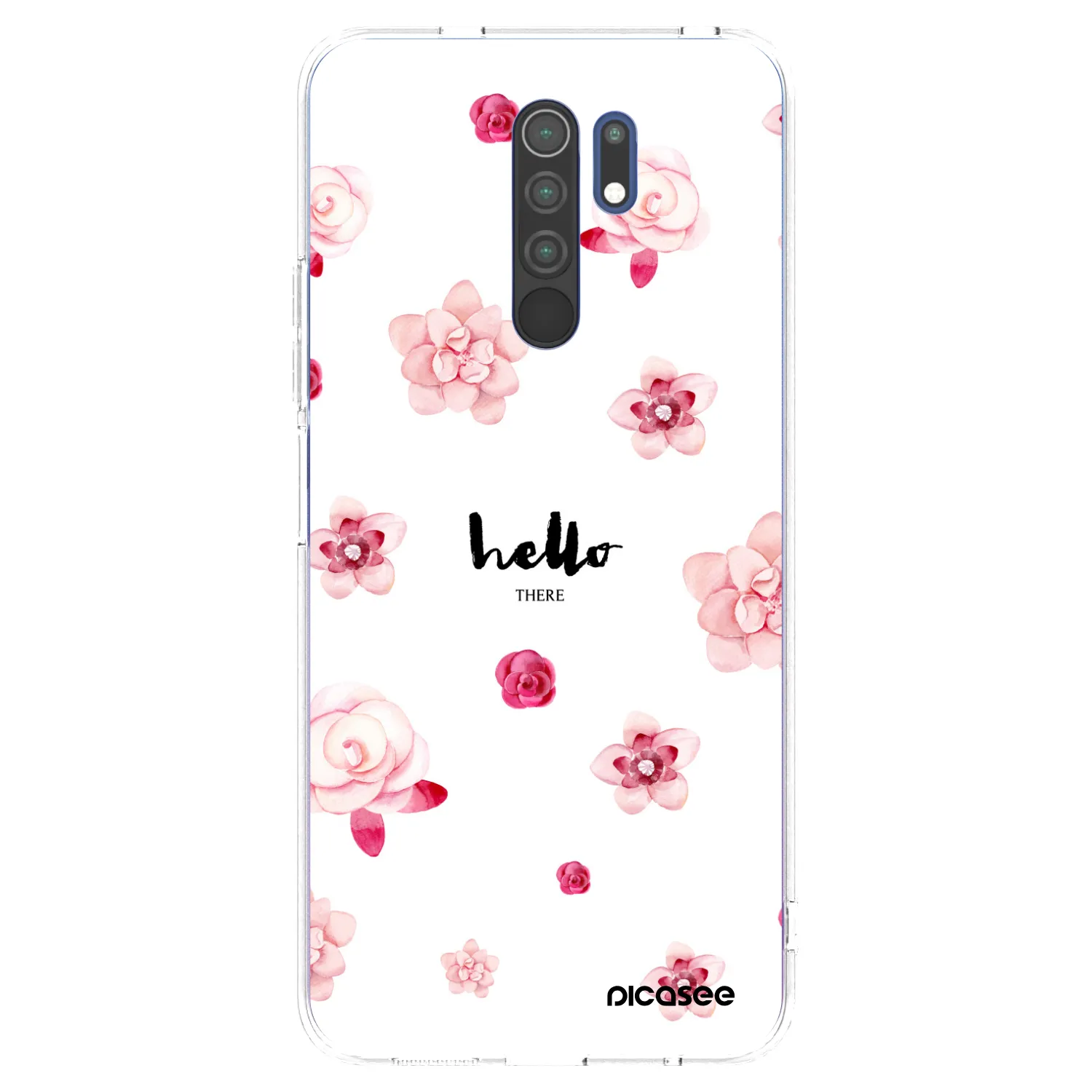 Picasee silikonový průhledný obal pro Xiaomi Redmi 9 - Hello there
