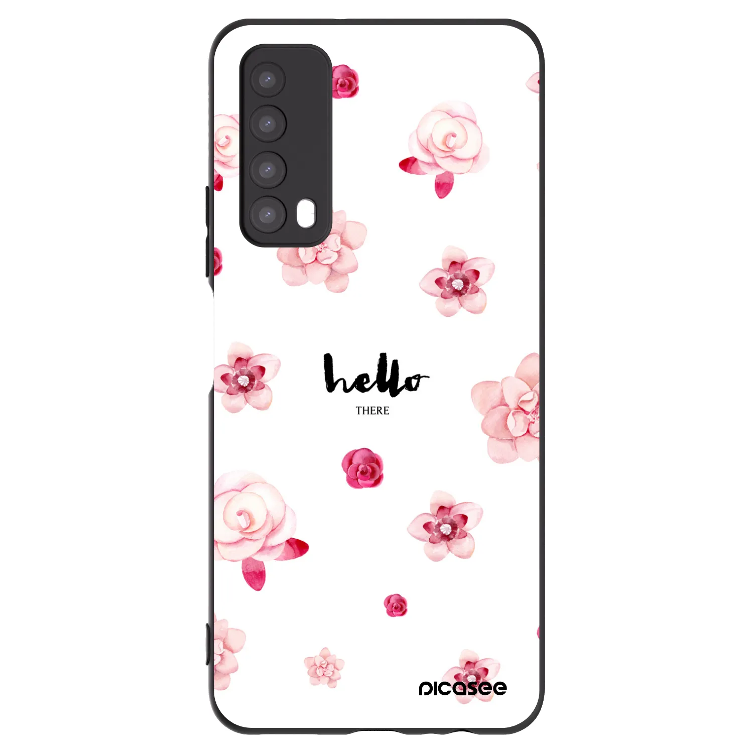Picasee silikonový černý obal pro Huawei P Smart 2021 - Hello there