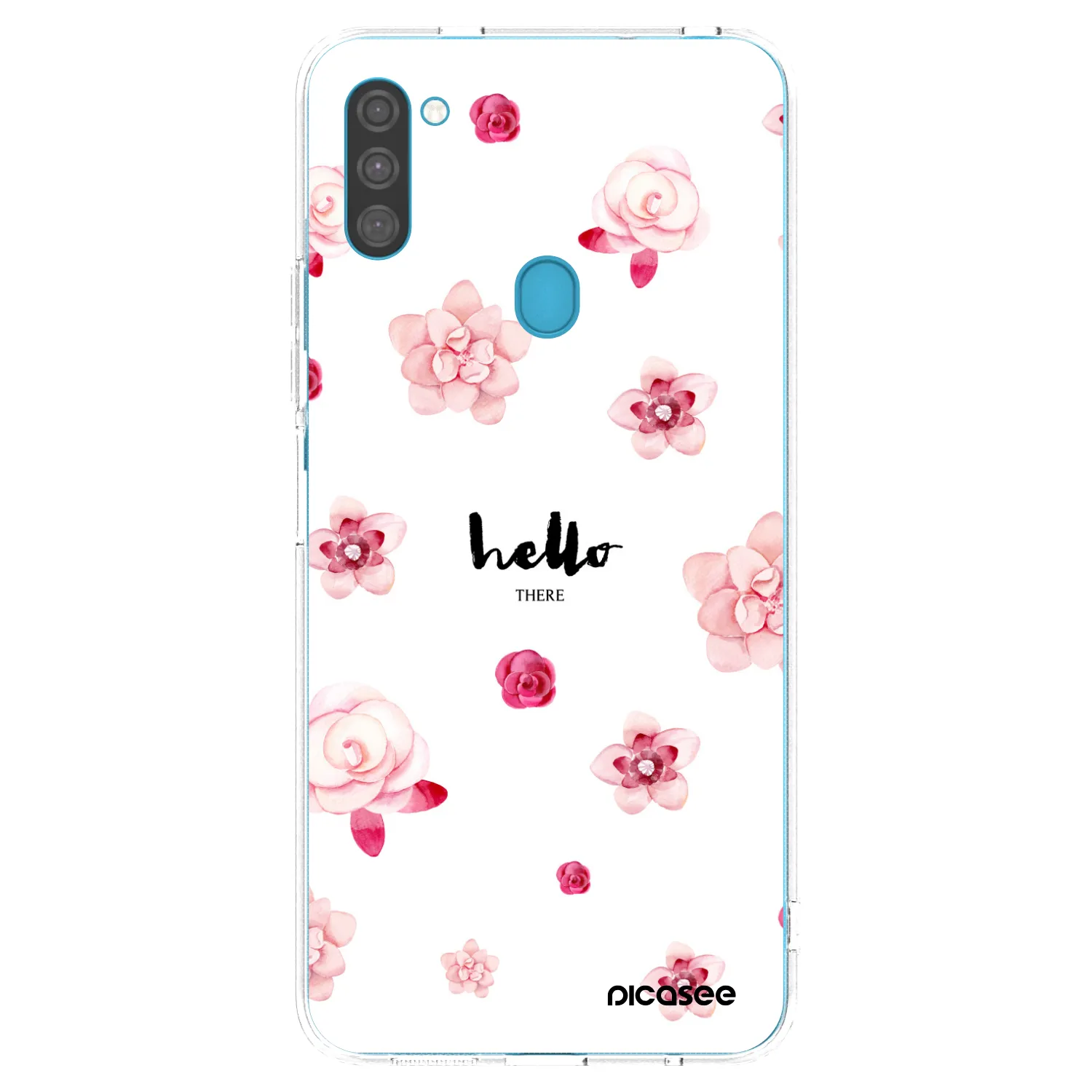 Picasee silikonový průhledný obal pro Samsung Galaxy M11 - Hello there