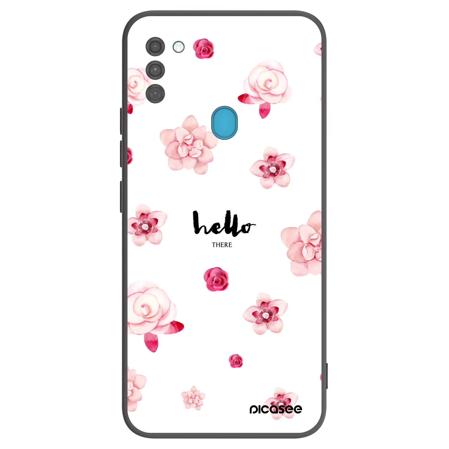 Picasee silikonový černý obal pro Samsung Galaxy M11 - Hello there