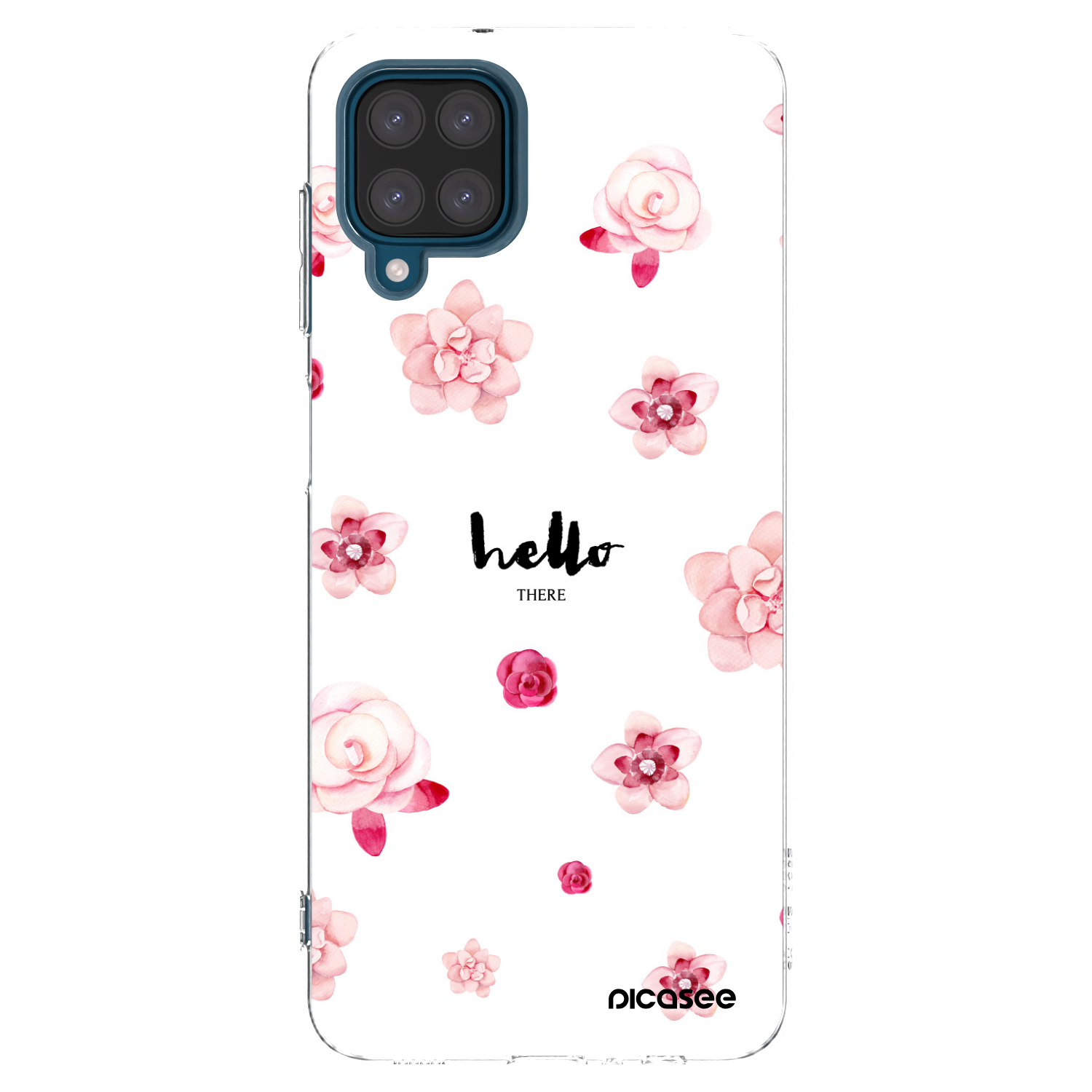 Picasee silikonový průhledný obal pro Samsung Galaxy A12 A125F - Hello there