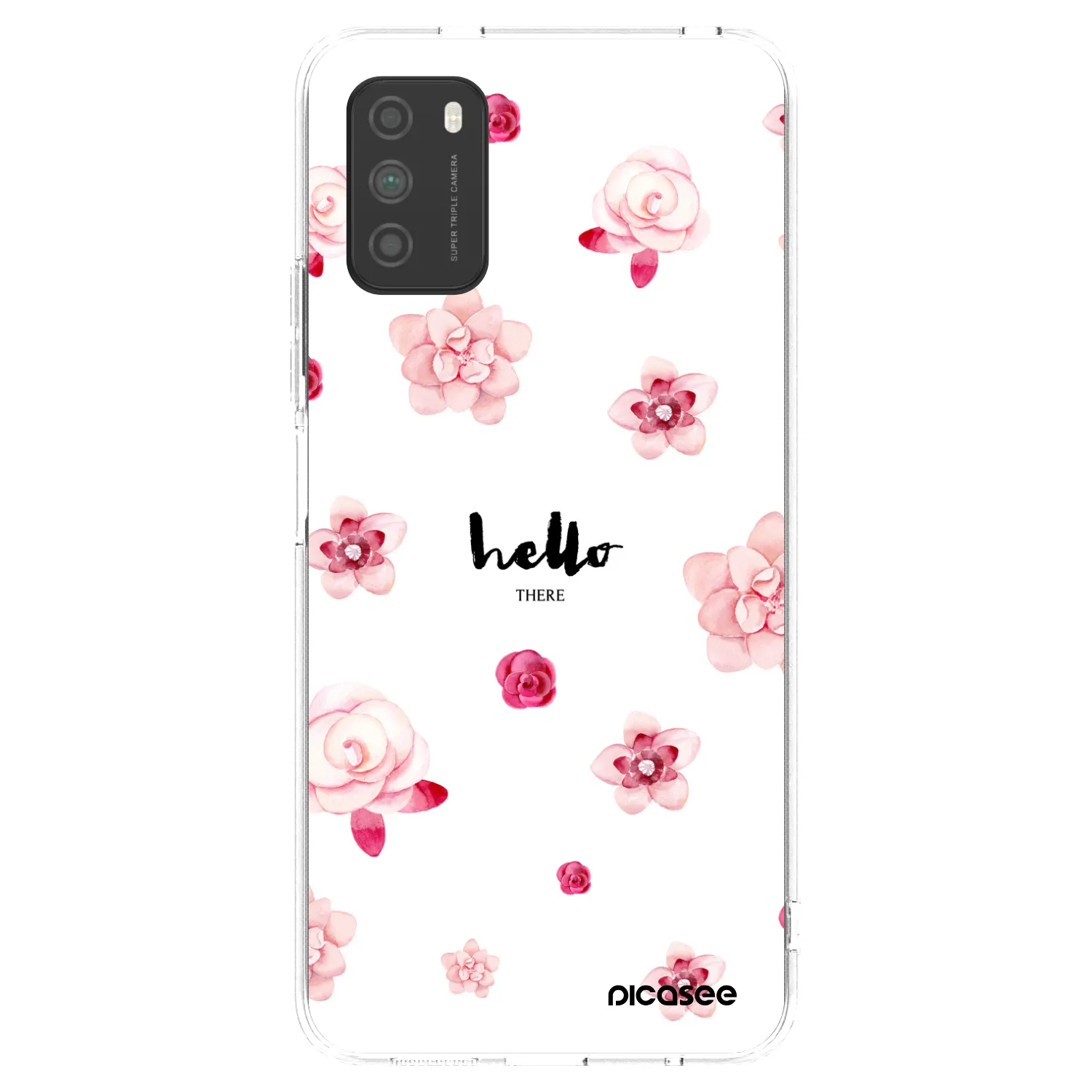 Picasee silikonový průhledný obal pro Xiaomi Poco M3 - Hello there