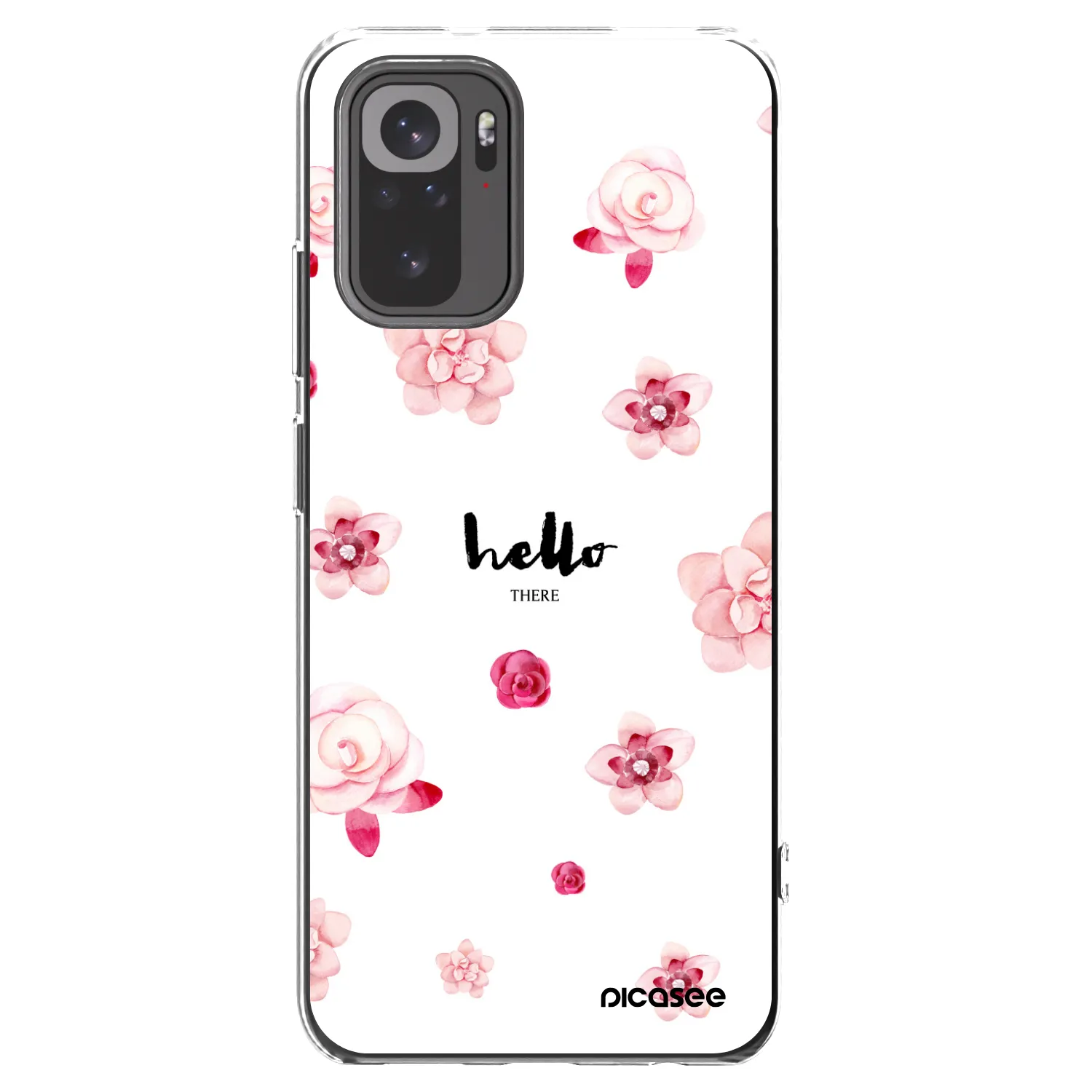 Picasee silikonový průhledný obal pro Xiaomi Redmi Note 10 - Hello there