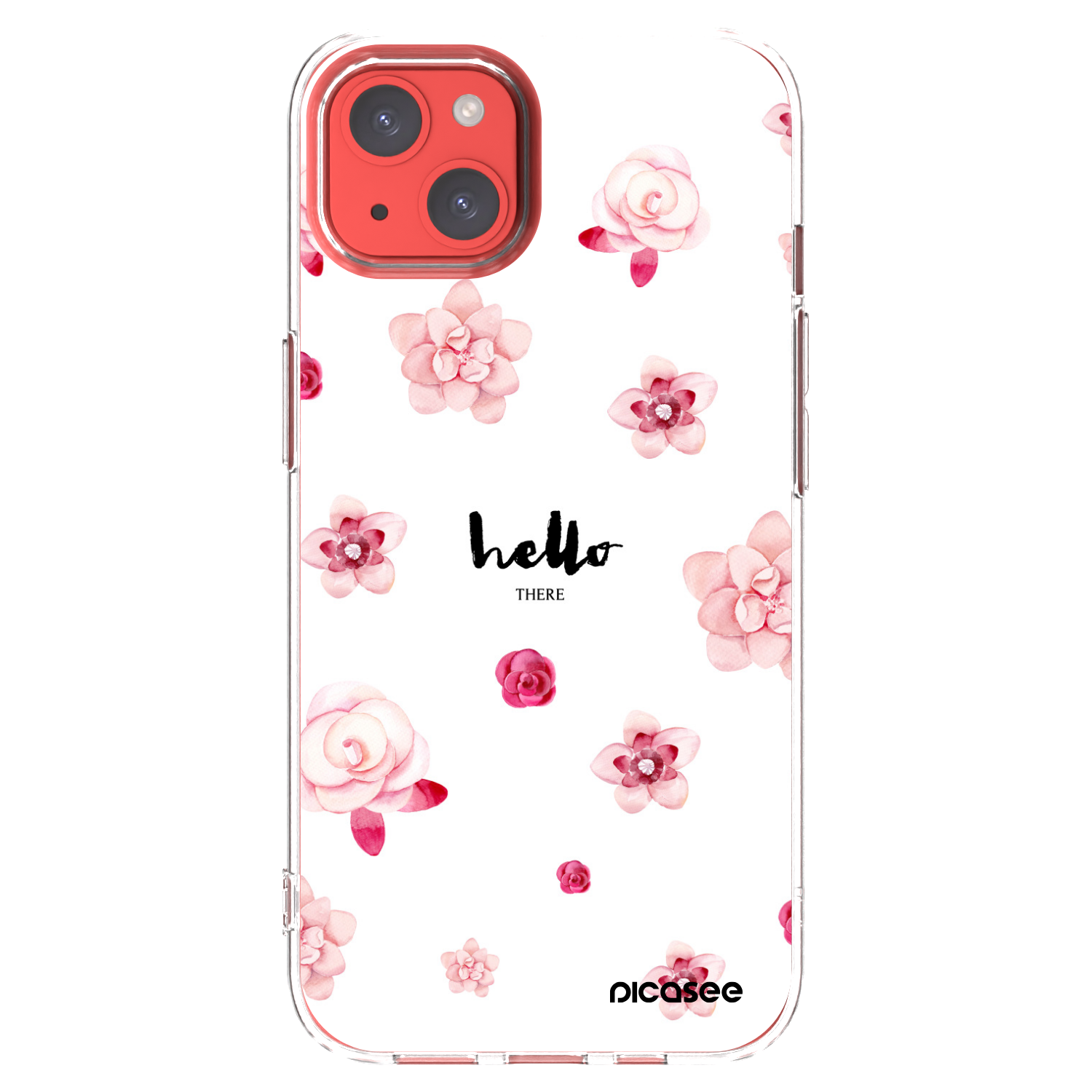 Picasee silikonový průhledný obal pro Apple iPhone 13 - Hello there