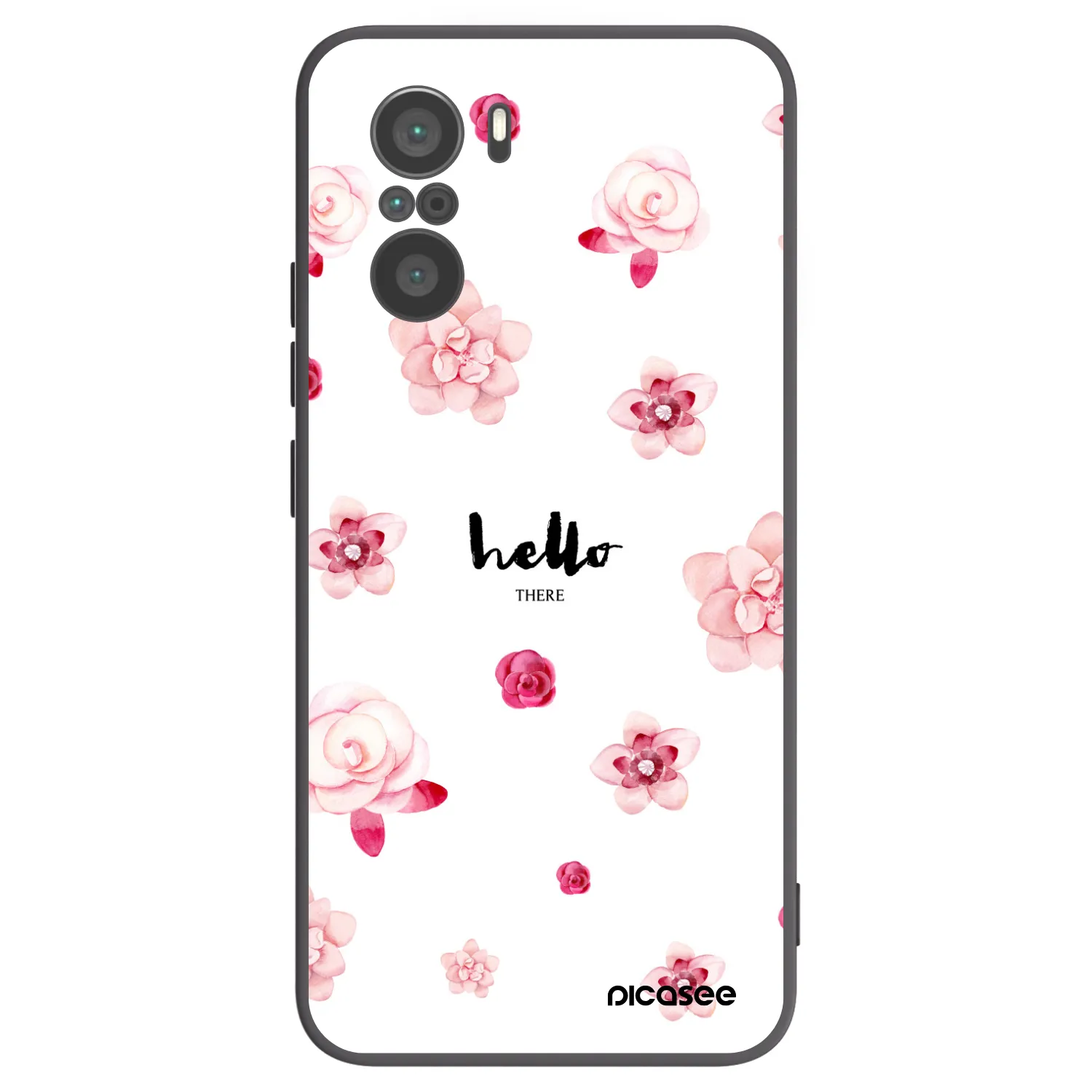 Picasee silikonový černý obal pro Xiaomi Poco F3 - Hello there