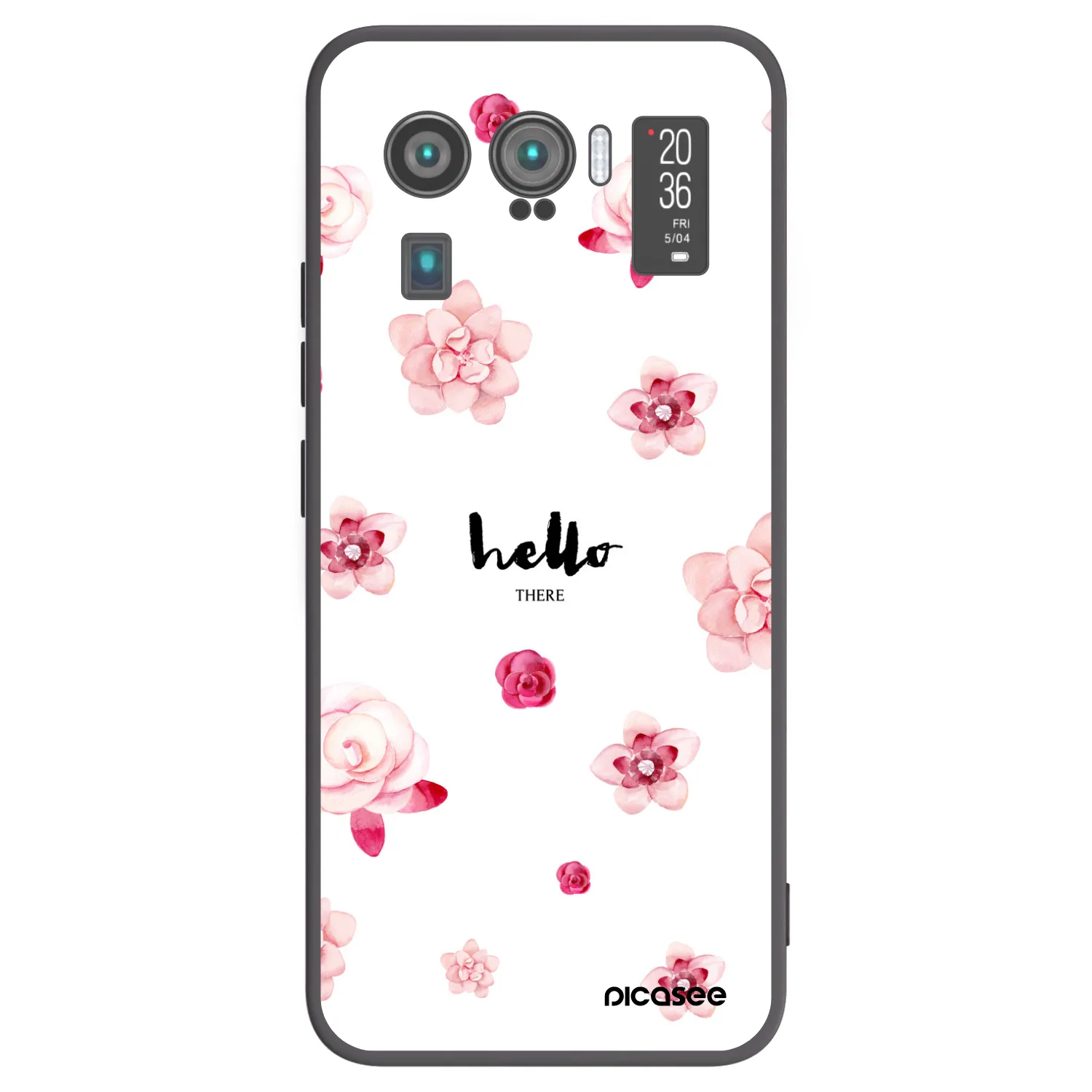 Picasee silikonový černý obal pro Xiaomi Mi 11 Ultra - Hello there