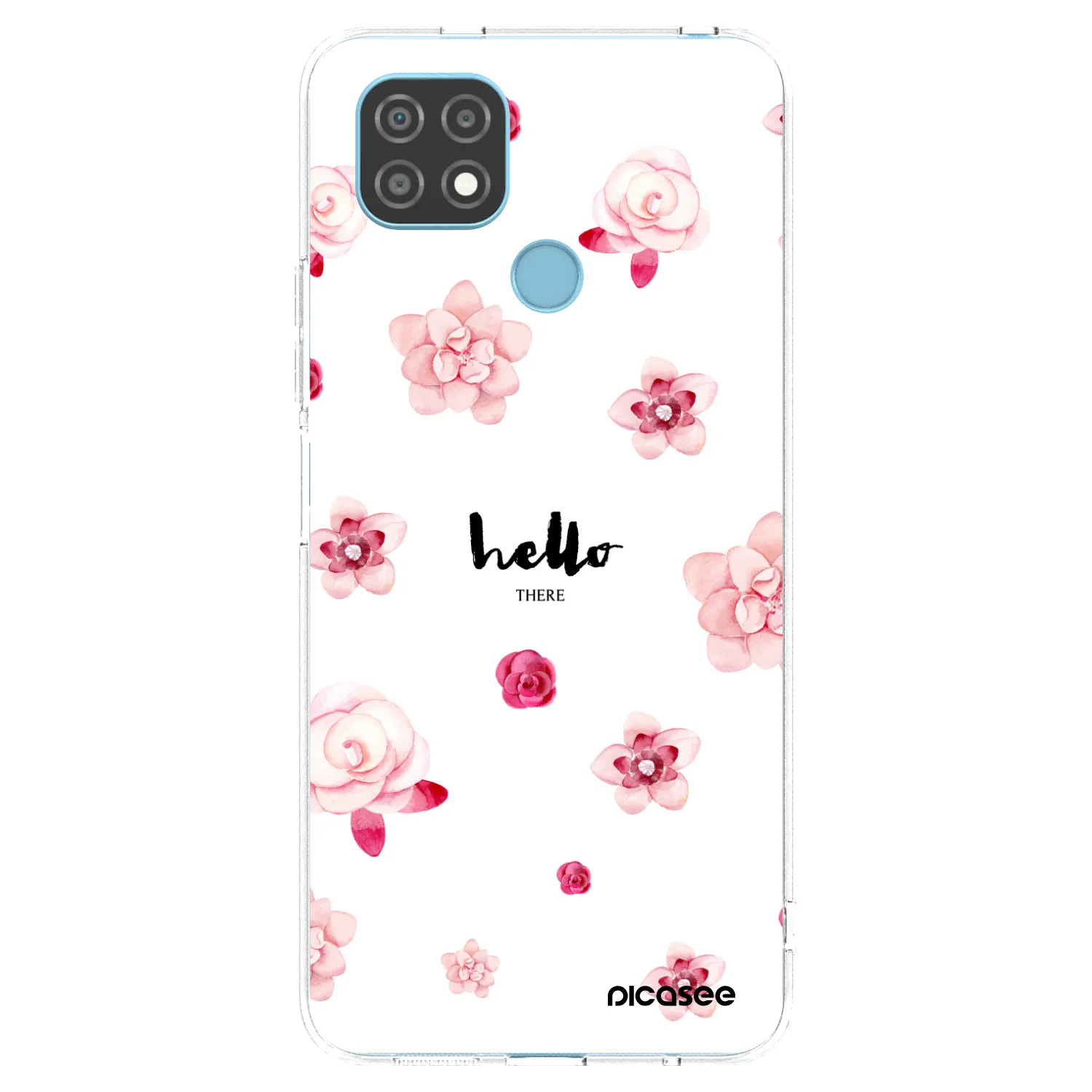 Picasee silikonový průhledný obal pro Realme C21 - Hello there