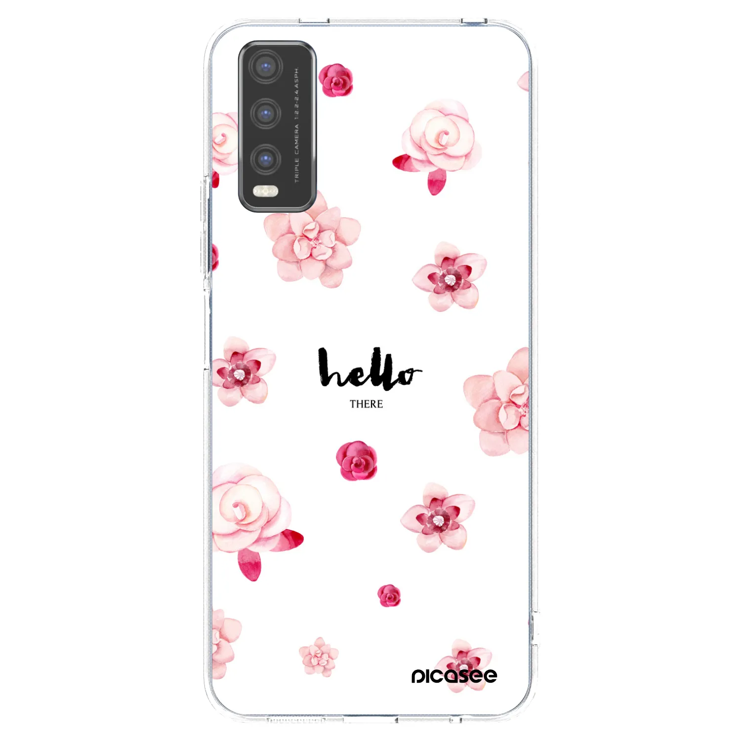 Picasee silikonový průhledný obal pro Vivo Y20s - Hello there