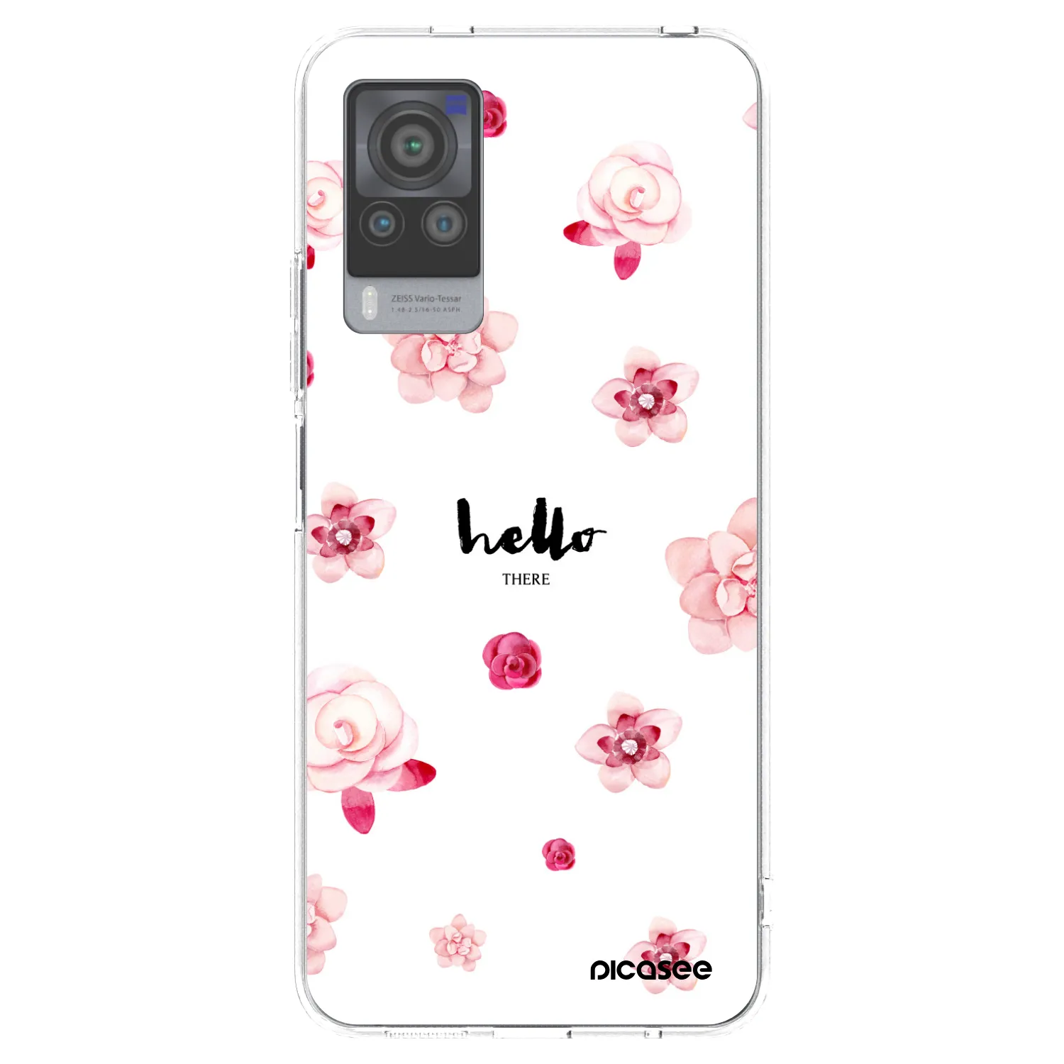 Picasee silikonový průhledný obal pro Vivo X60 Pro 5G - Hello there