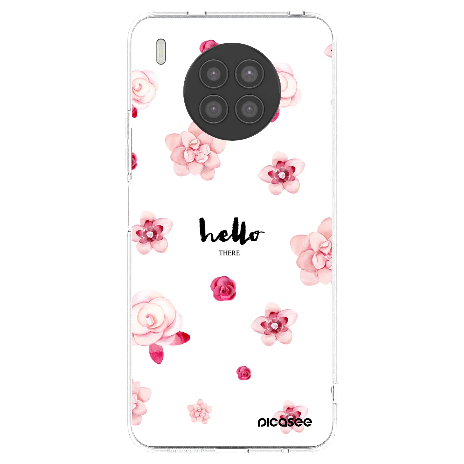Picasee silikonový průhledný obal pro Huawei Nova 8i - Hello there