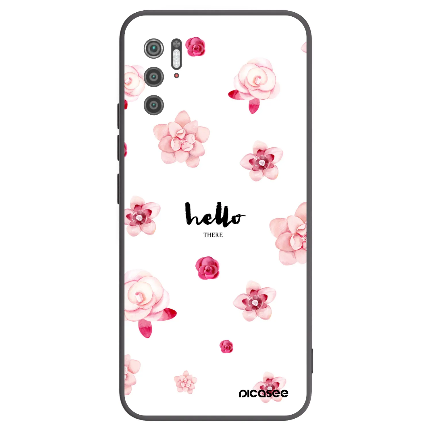 Picasee silikonový černý obal pro Xiaomi Poco M3 Pro 5G - Hello there