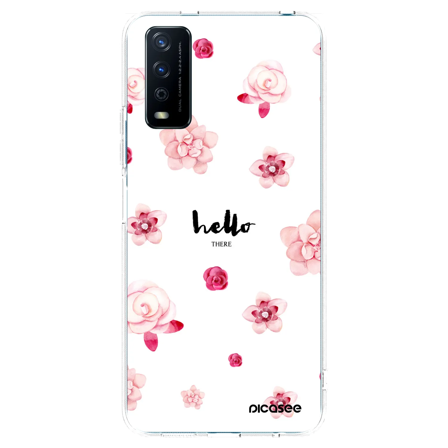 Picasee silikonový průhledný obal pro Vivo Y11s - Hello there