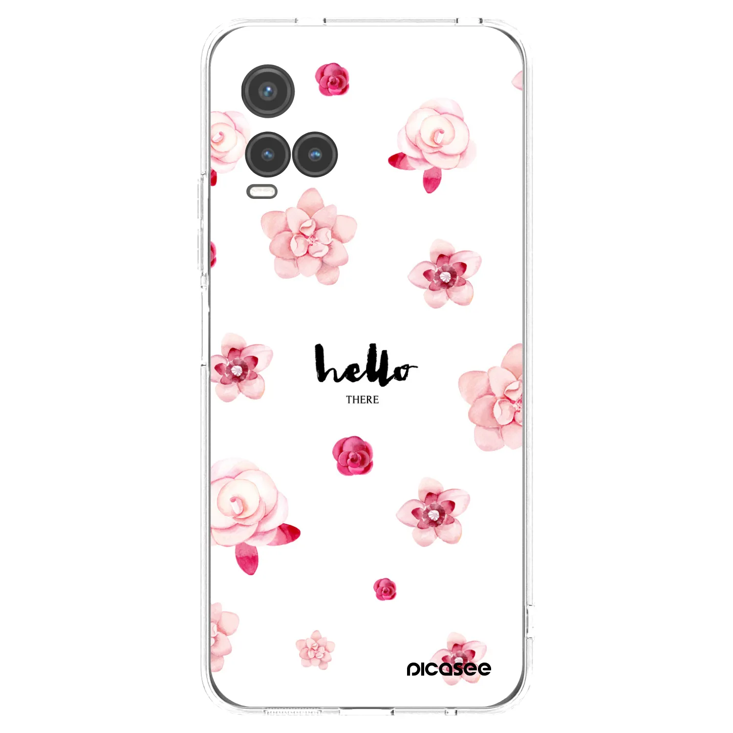 Picasee silikonový průhledný obal pro Vivo Y33s - Hello there