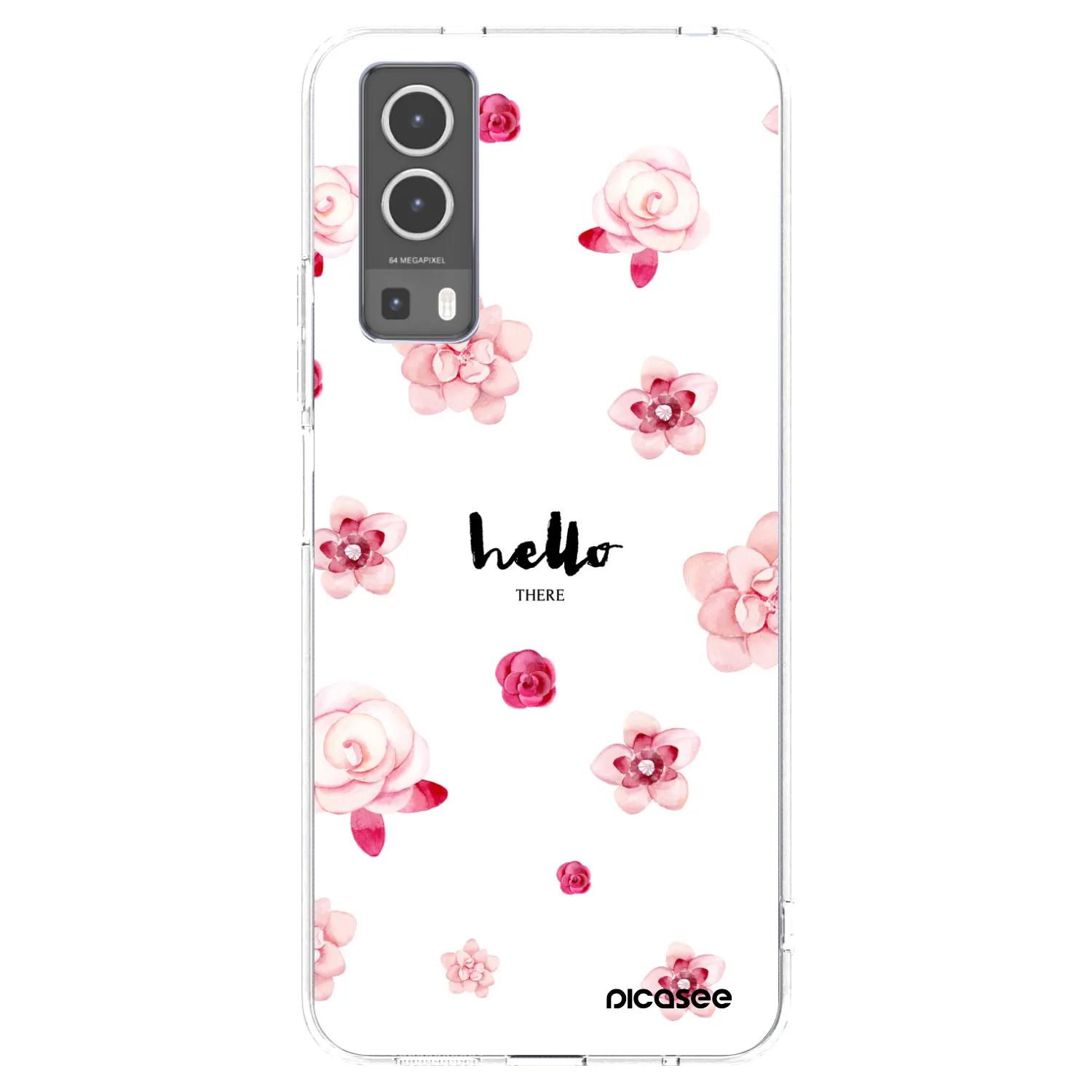 Picasee silikonový průhledný obal pro Vivo Y72 5G - Hello there