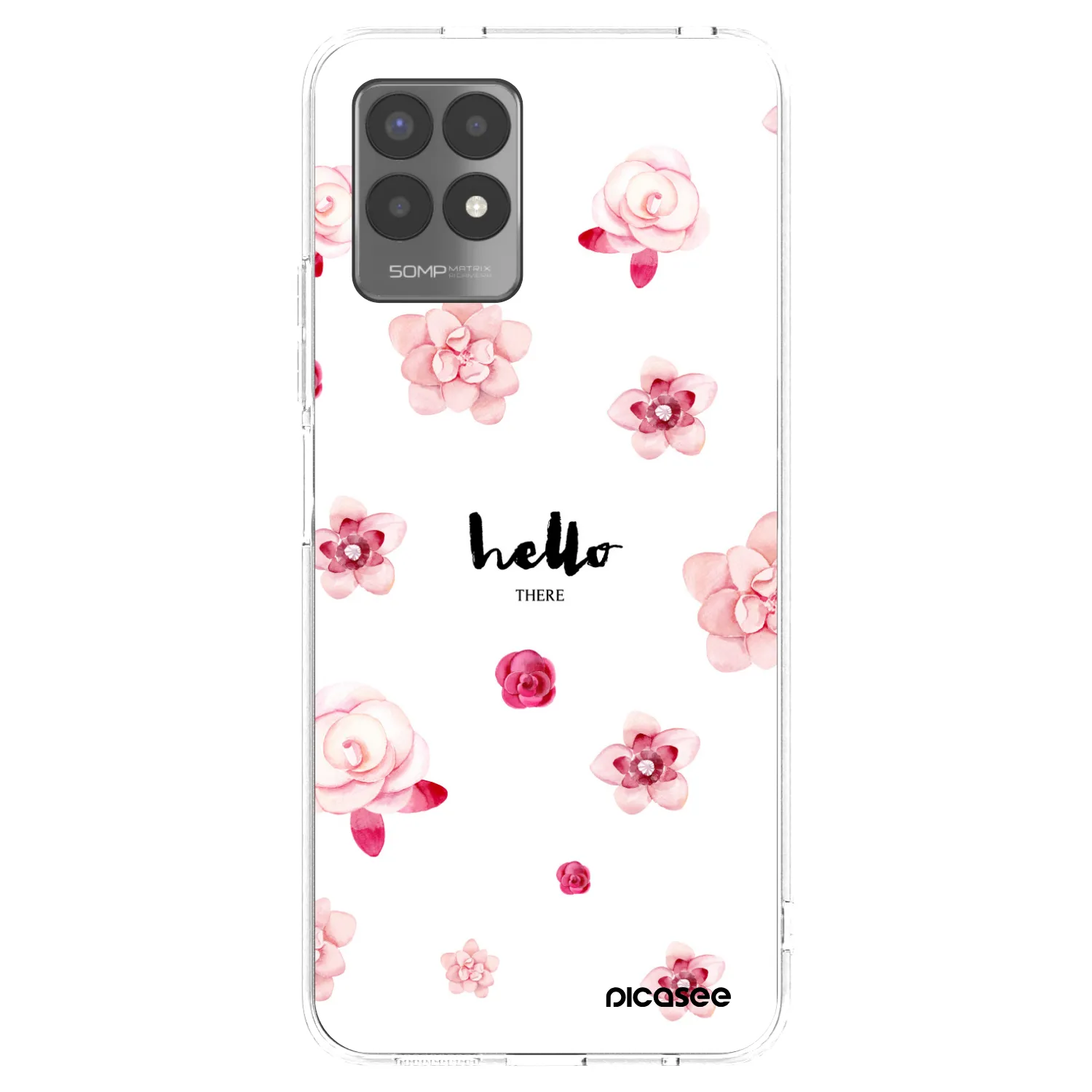 Picasee silikonový průhledný obal pro Realme 8i - Hello there