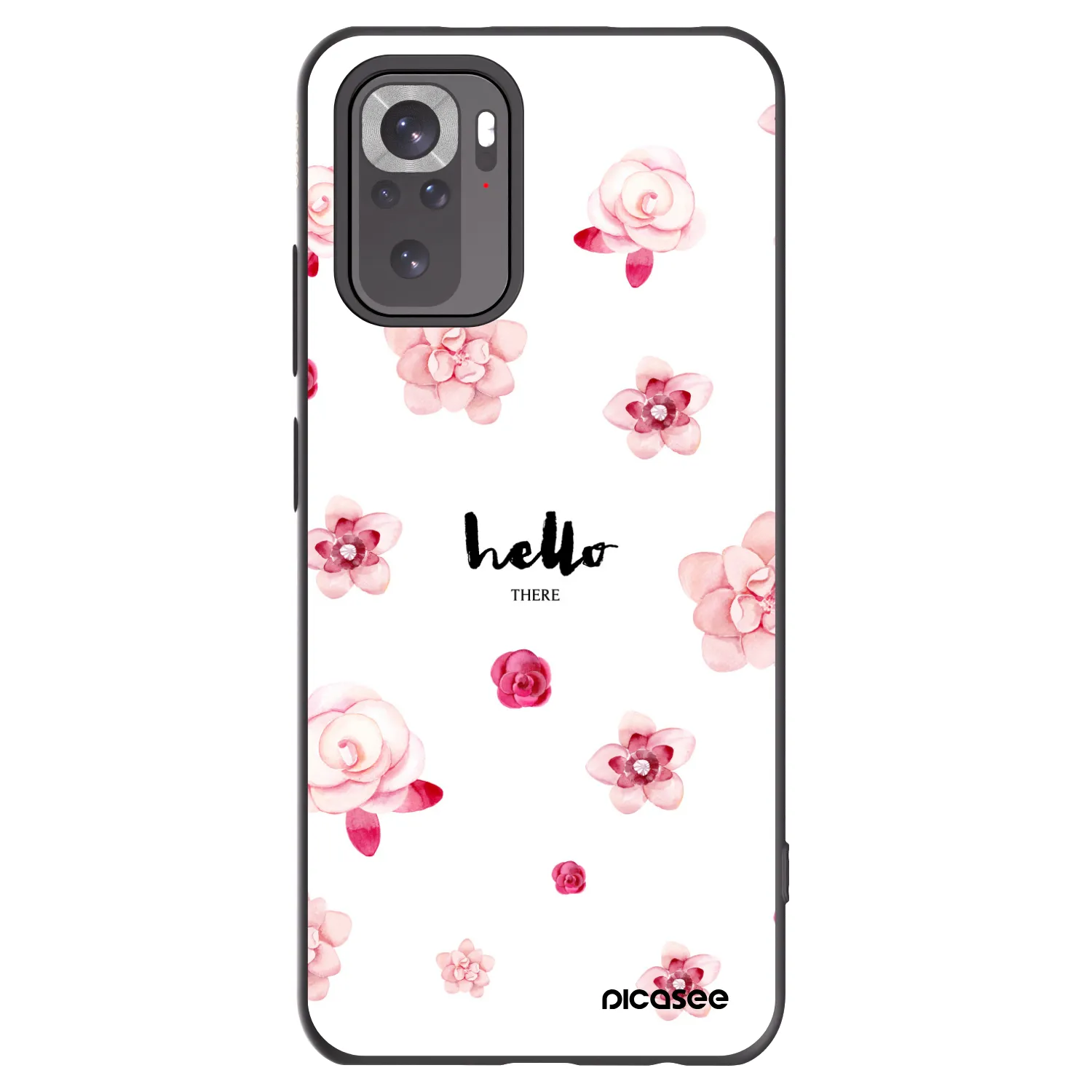 Picasee silikonový černý obal pro Xiaomi Redmi Note 11S 4G - Hello there