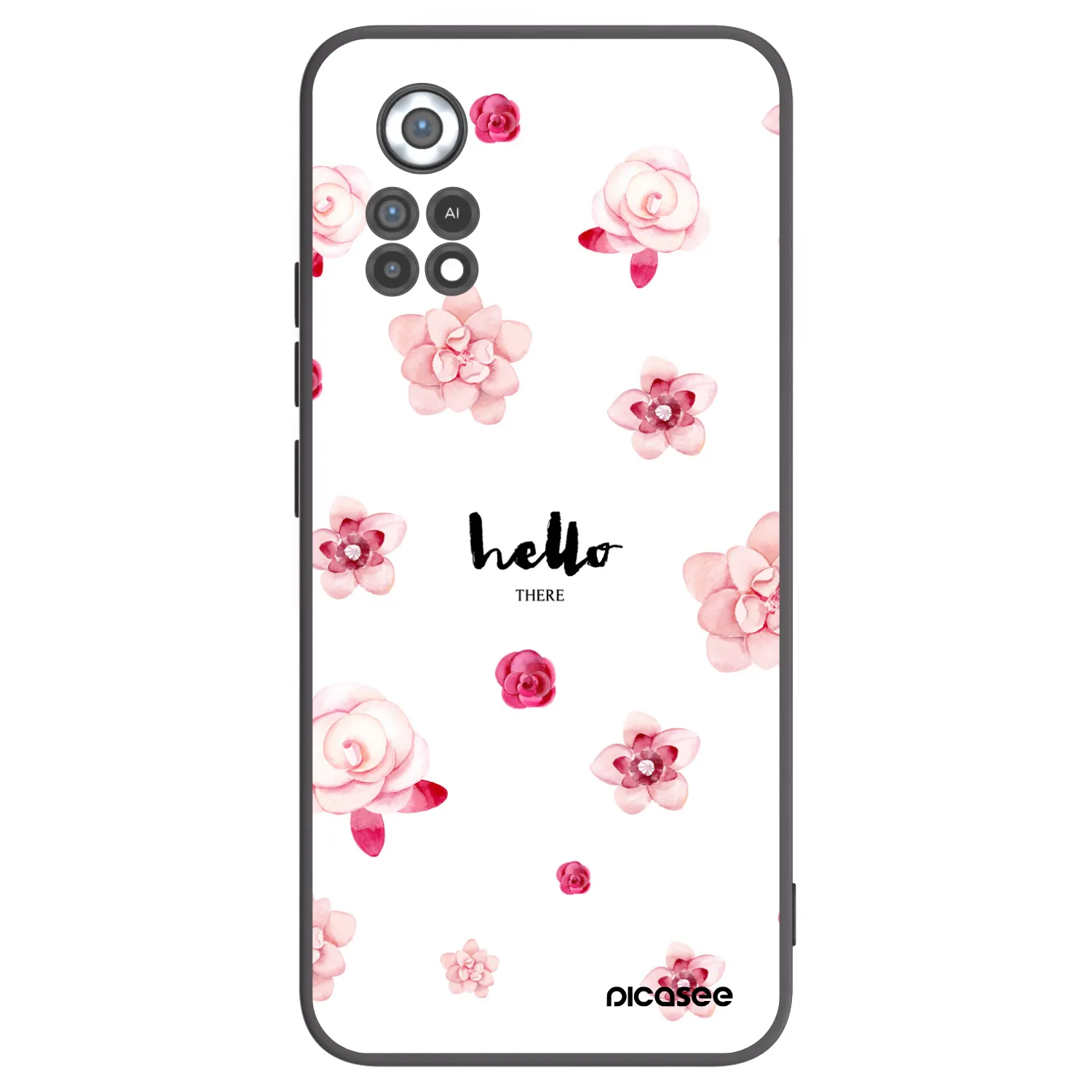Picasee silikonový černý obal pro Xiaomi Poco X4 Pro 5G - Hello there