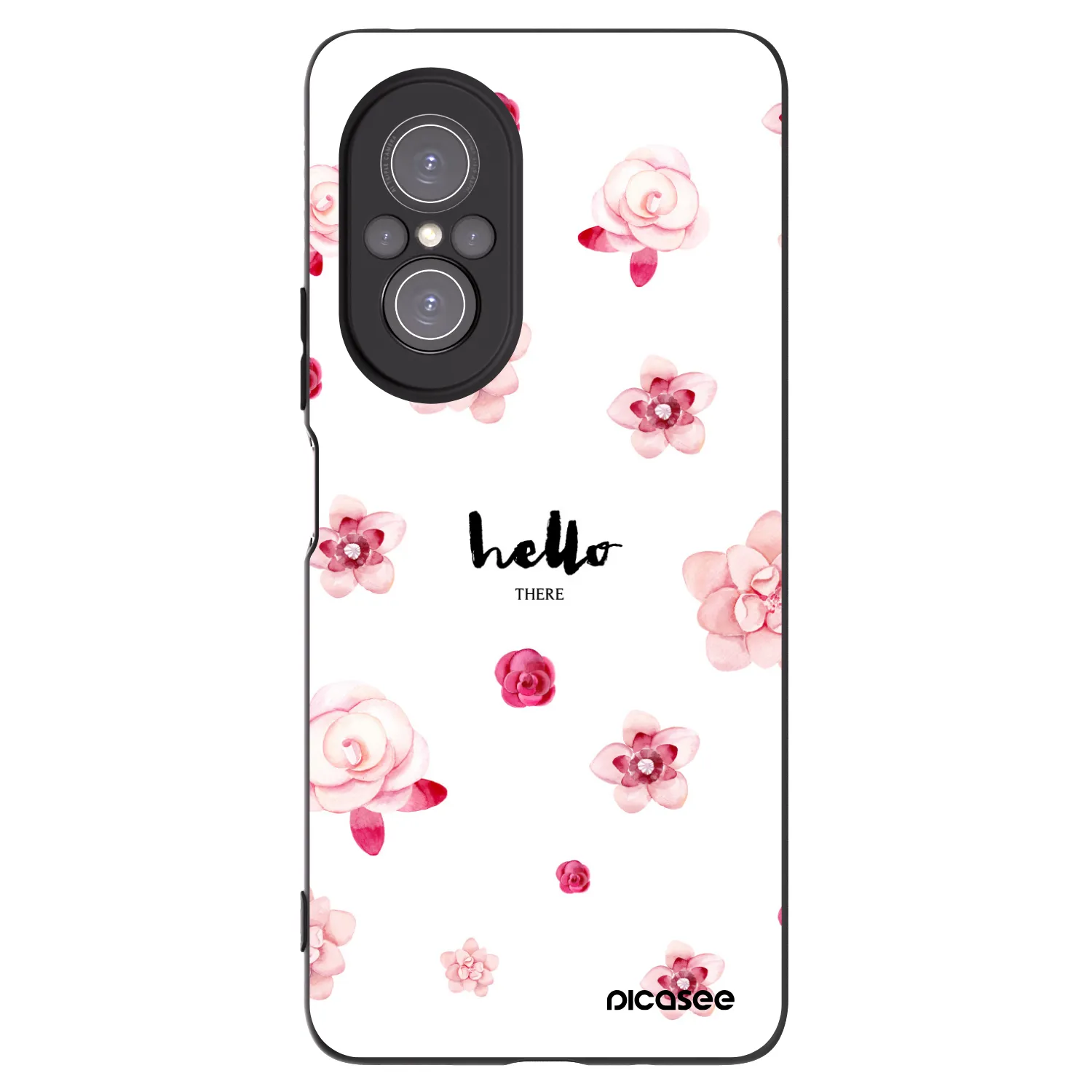 Picasee silikonový černý obal pro Huawei Nova 9 SE - Hello there