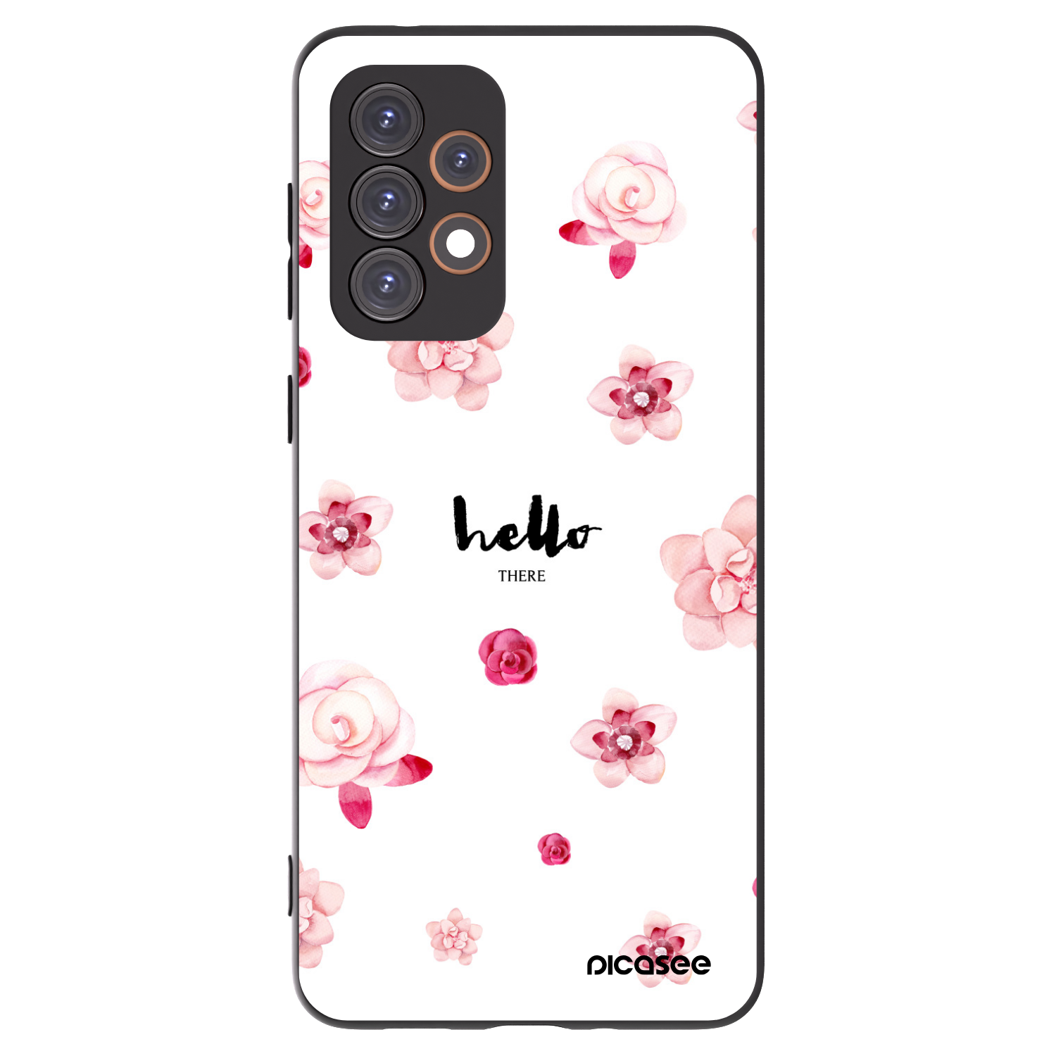 Picasee silikonový černý obal pro Samsung Galaxy A33 5G A336 - Hello there
