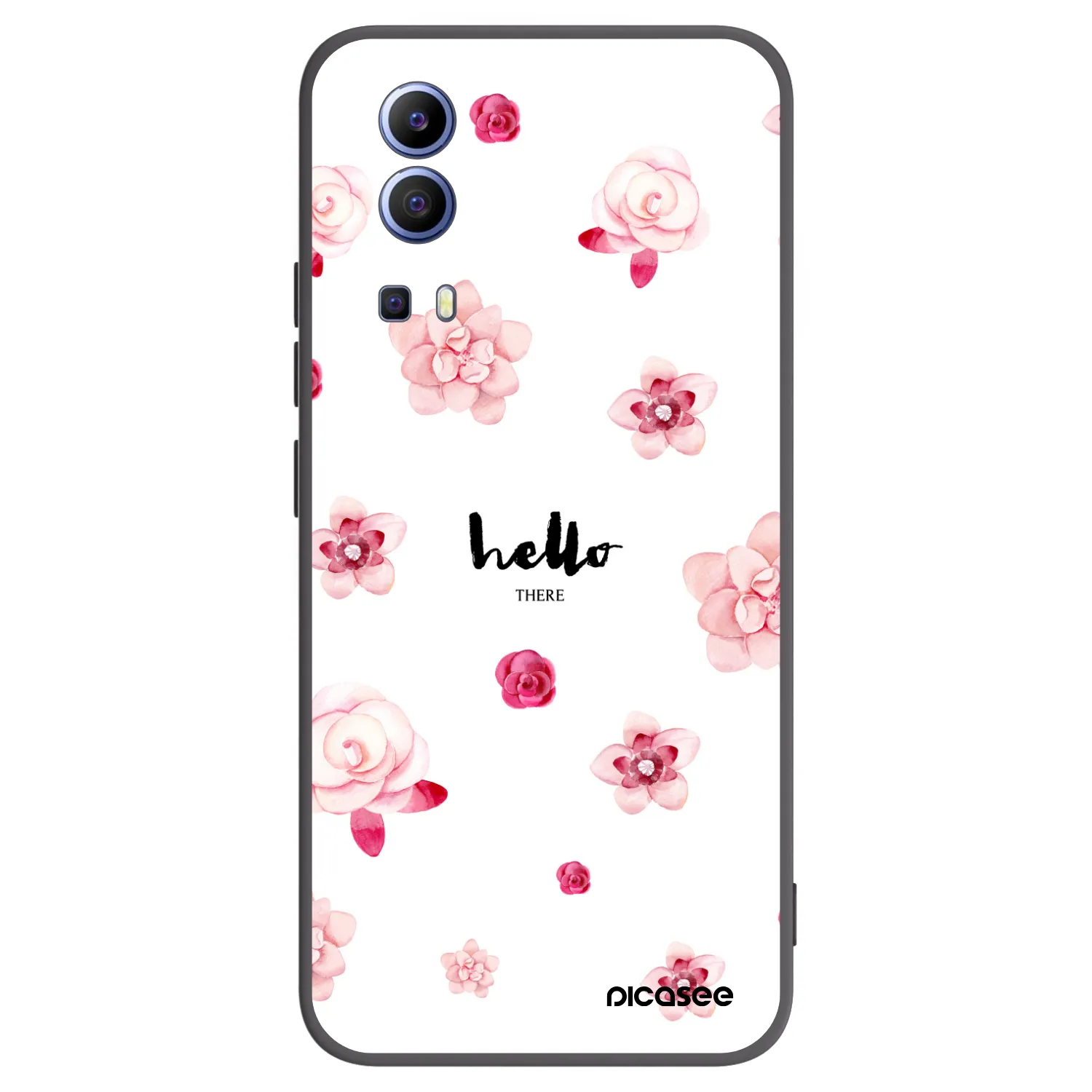 Picasee silikonový černý obal pro Vivo Y52 5G - Hello there
