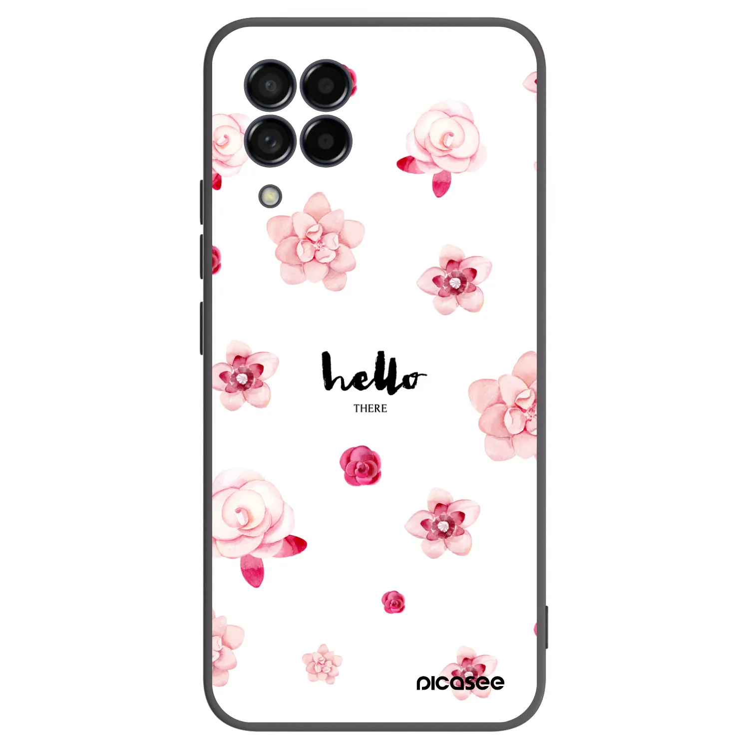 Picasee silikonový černý obal pro Samsung Galaxy M53 5G - Hello there