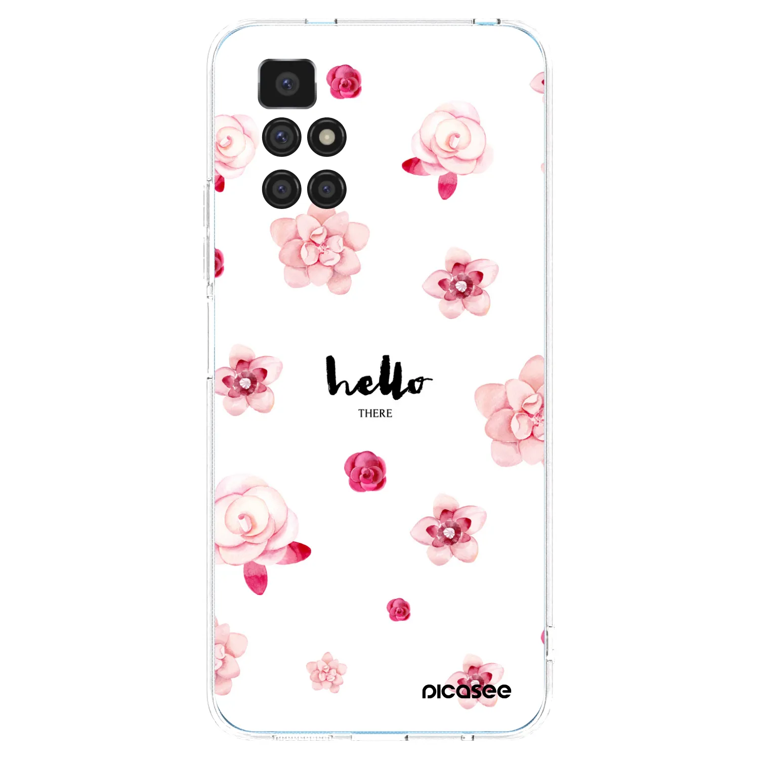 Picasee silikonový průhledný obal pro Xiaomi Redmi 10 (2022) - Hello there