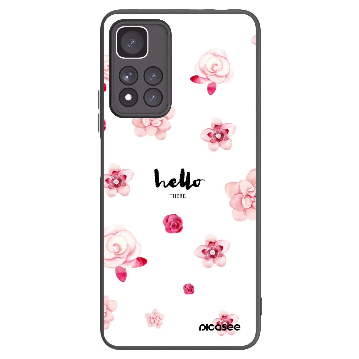 Picasee silikonový černý obal pro Xiaomi Redmi Note 11 Pro+ 5G - Hello there