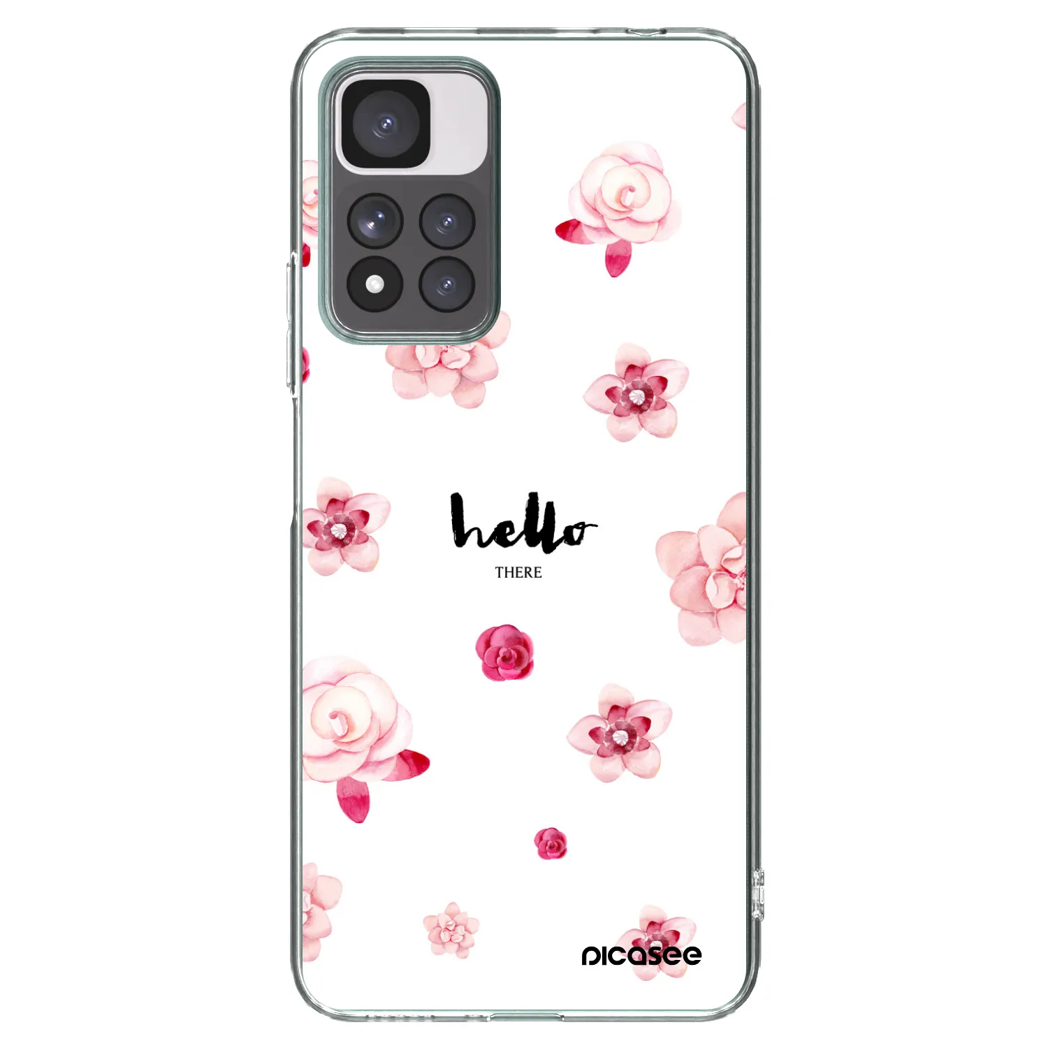 Picasee silikonový průhledný obal pro Xiaomi Redmi Note 11 Pro+ 5G - Hello there