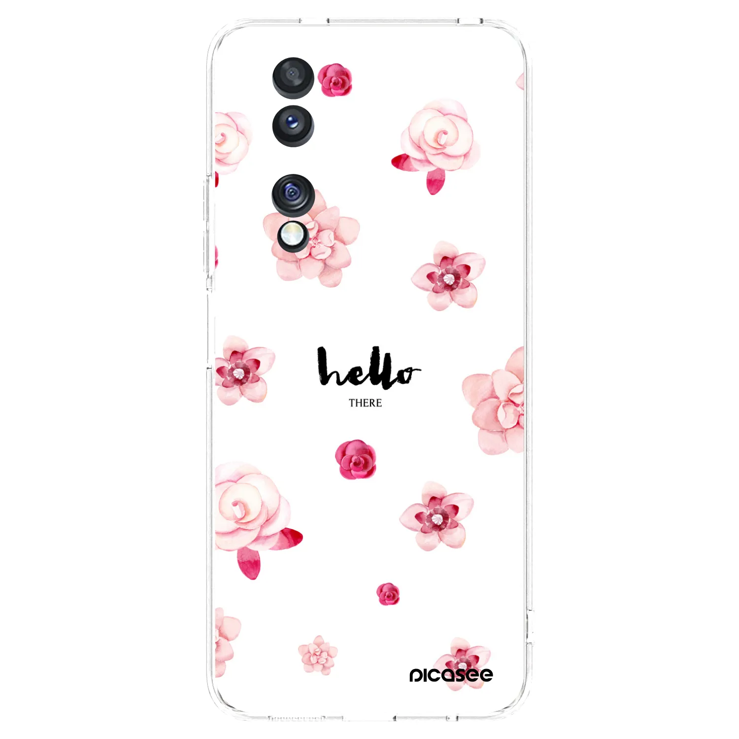 Picasee silikonový průhledný obal pro Honor 70 - Hello there