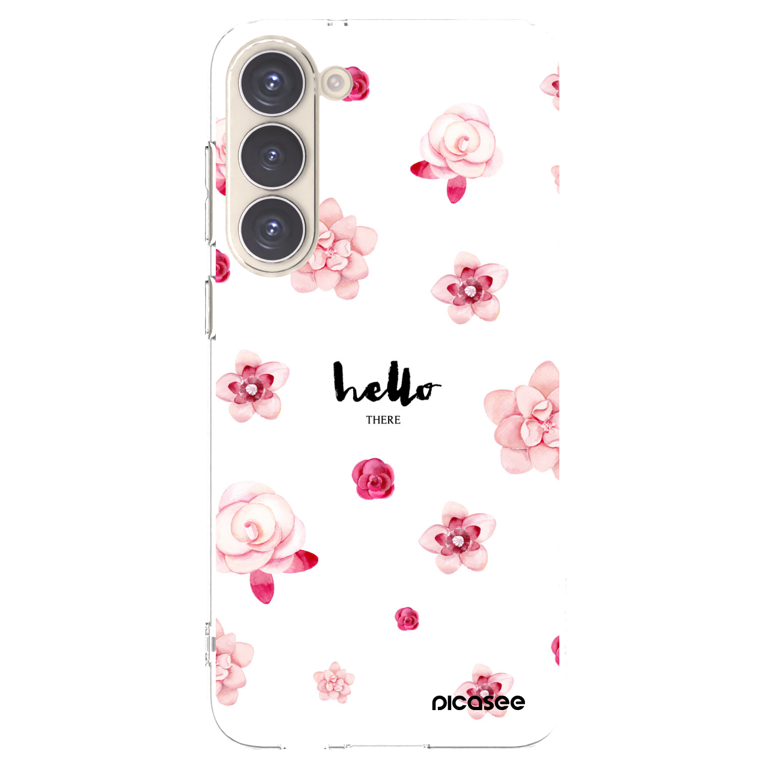 Picasee silikonový průhledný obal pro Samsung Galaxy S23+ 5G - Hello there
