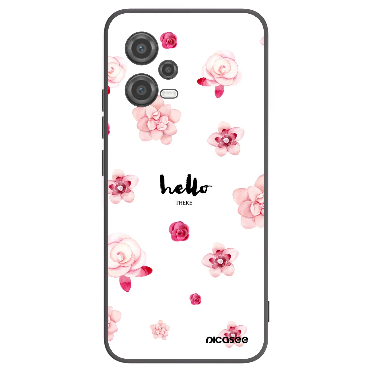 Picasee silikonový černý obal pro Xiaomi Poco X5 - Hello there