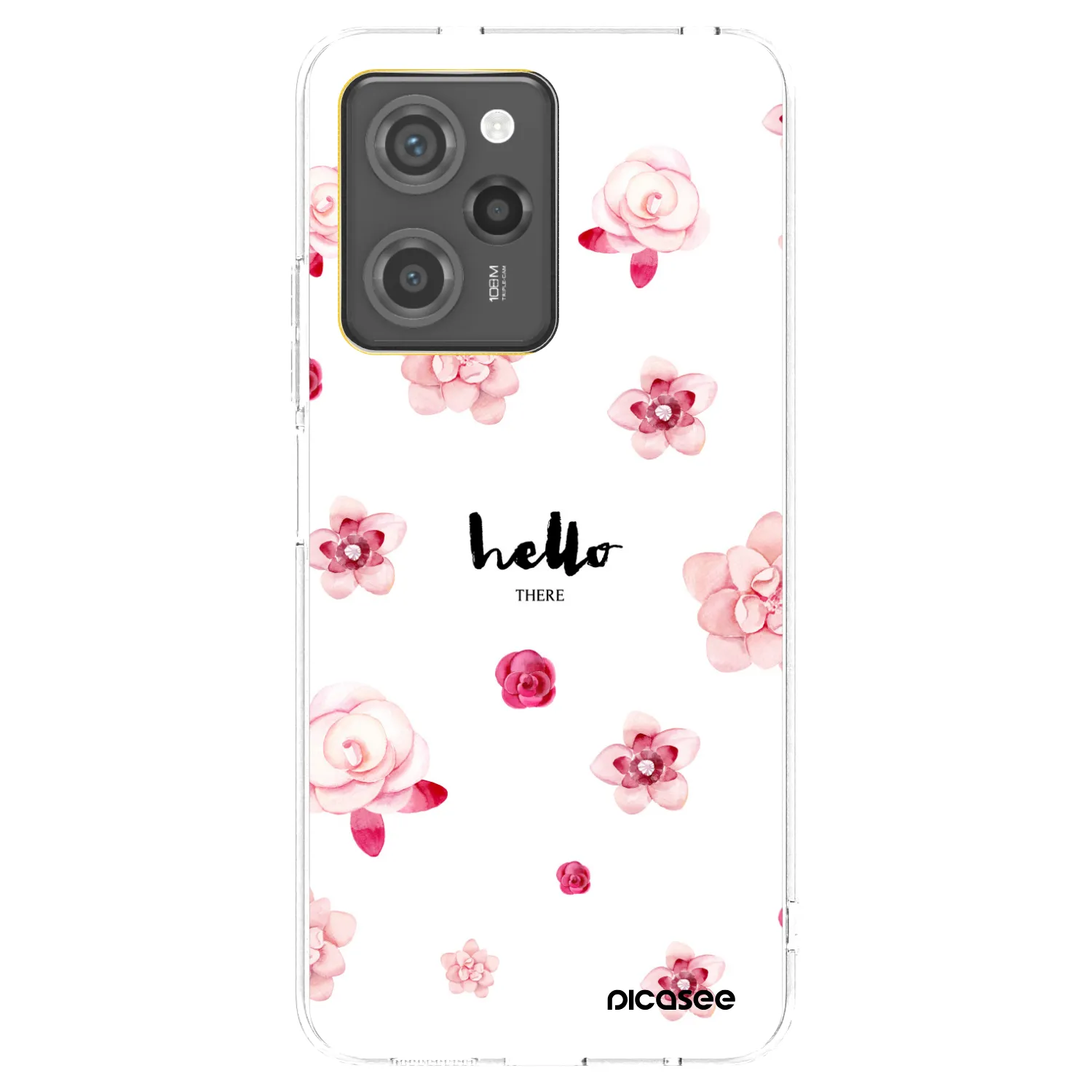 Picasee silikonový černý obal pro Xiaomi Poco X5 Pro - Hello there