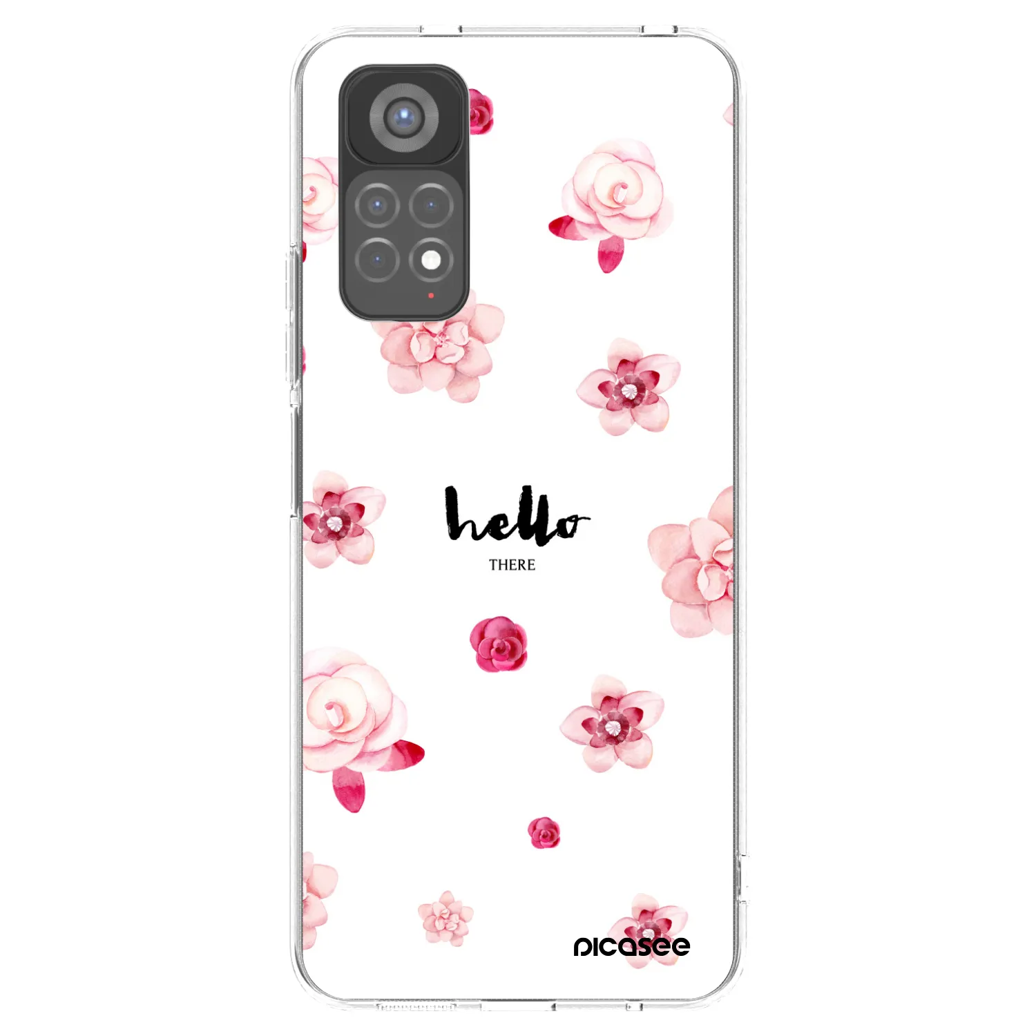 Picasee silikonový průhledný obal pro Xiaomi Redmi Note 11S 5G - Hello there