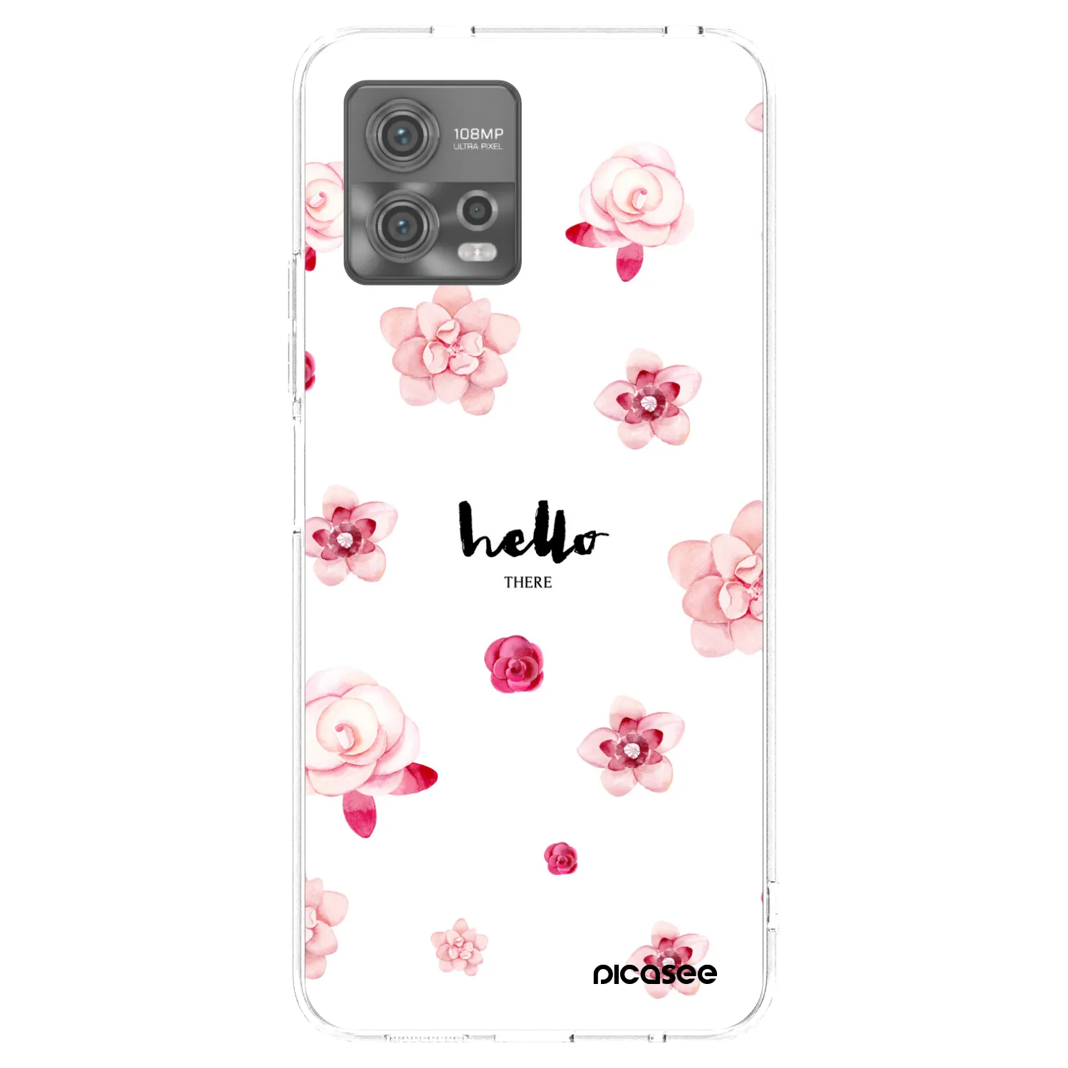 Picasee silikonový průhledný obal pro Motorola Moto G72 - Hello there