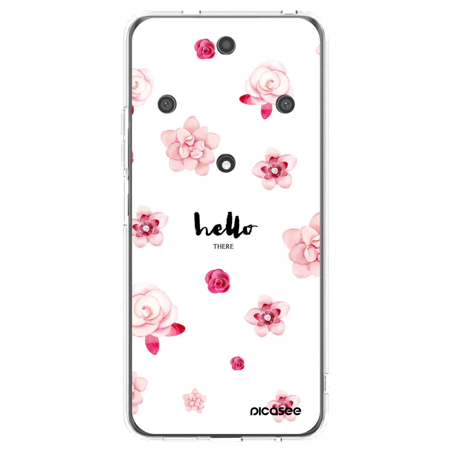 Picasee silikonový průhledný obal pro Honor Magic5 Lite 5G - Hello there