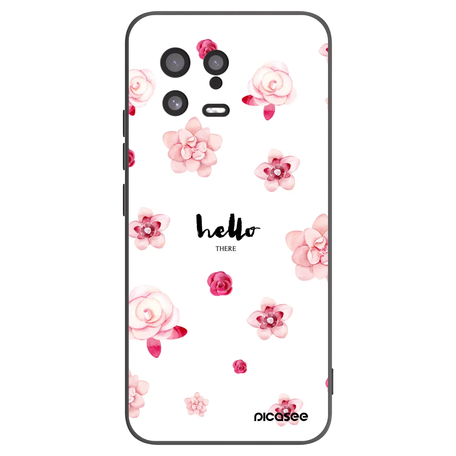 Picasee silikonový černý obal pro Xiaomi 13 - Hello there