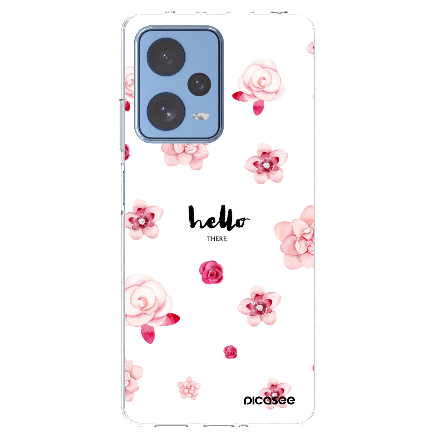 Picasee silikonový průhledný obal pro Xiaomi Redmi Note 12 Pro 5G - Hello there