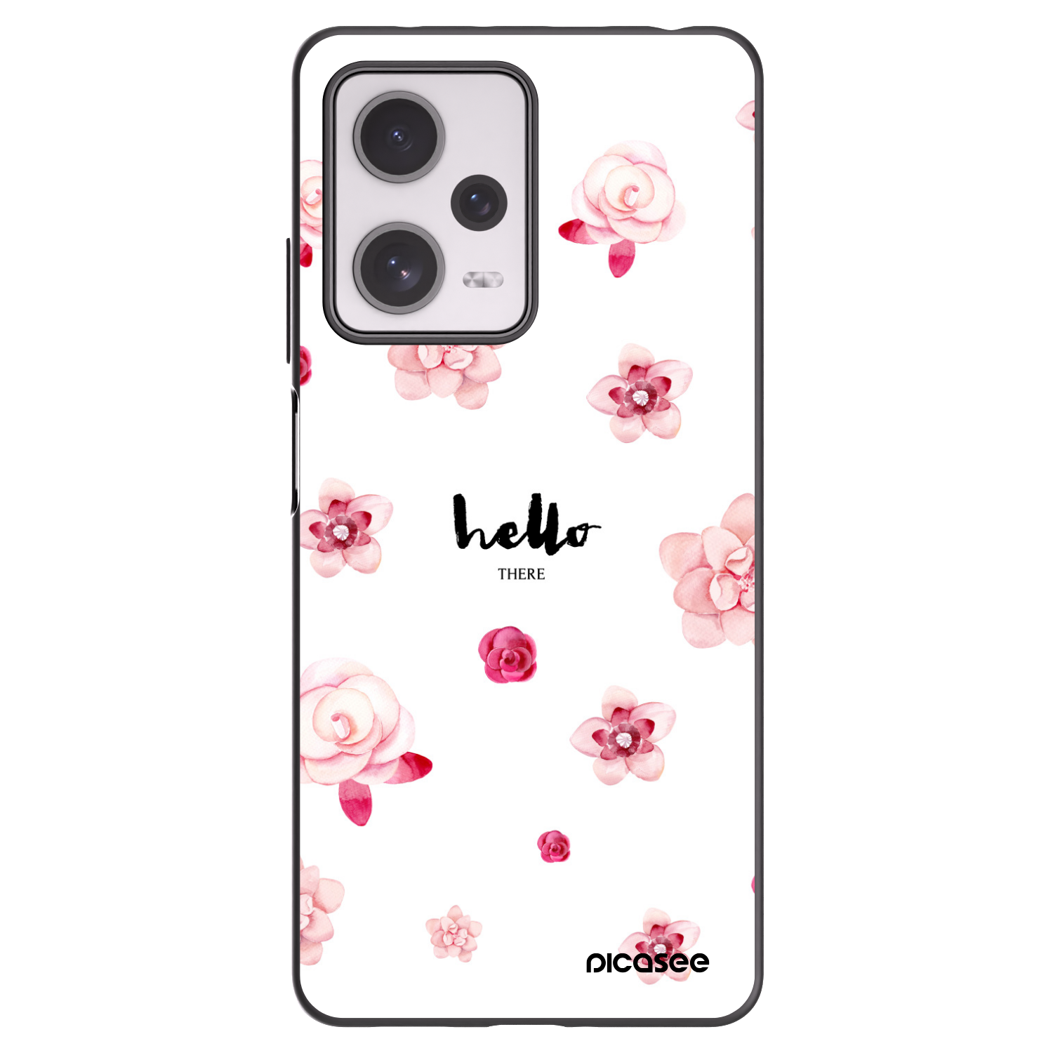 Picasee silikonový černý obal pro Xiaomi Redmi Note 12 Pro+ 5G - Hello there