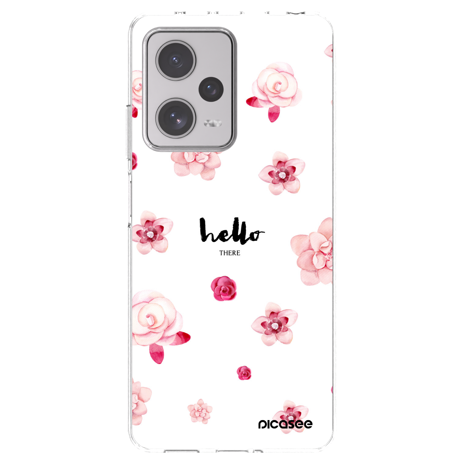 Picasee silikonový průhledný obal pro Xiaomi Redmi Note 12 Pro+ 5G - Hello there