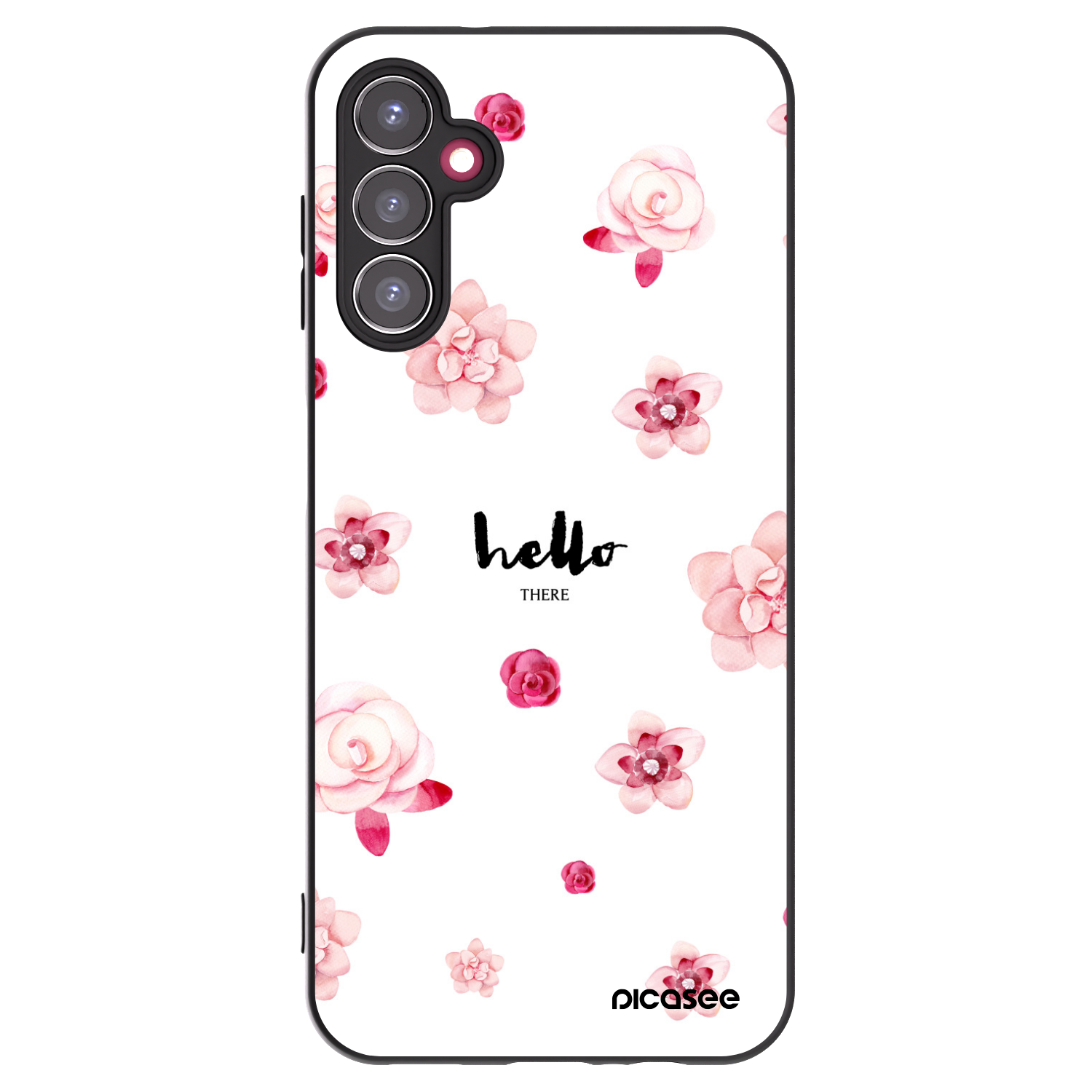 Picasee silikonový černý obal pro Samsung Galaxy A14 4G A145R - Hello there